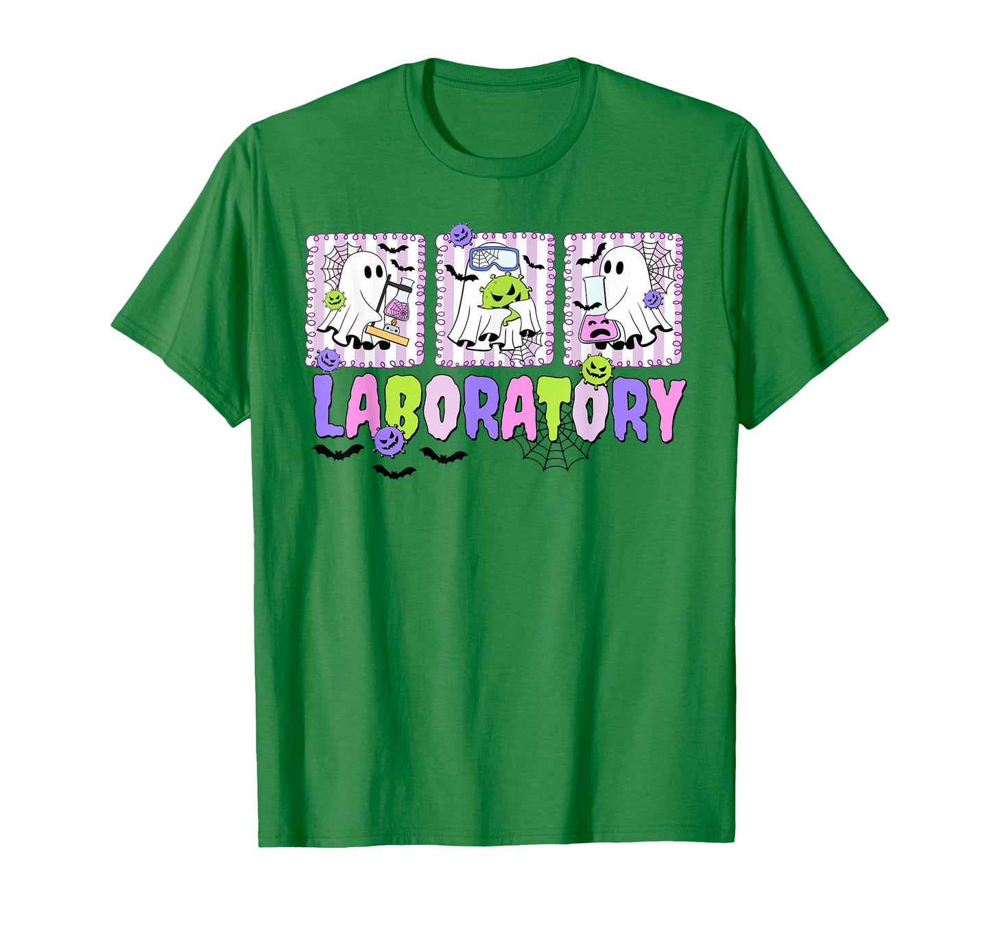 Halloween Boo Lab Spooky Laboratory Science Ghost Costume T-Shirt