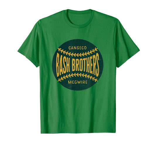 Distressed vintage-look Bash Brothers t-shirt | Baseball T-Shirt