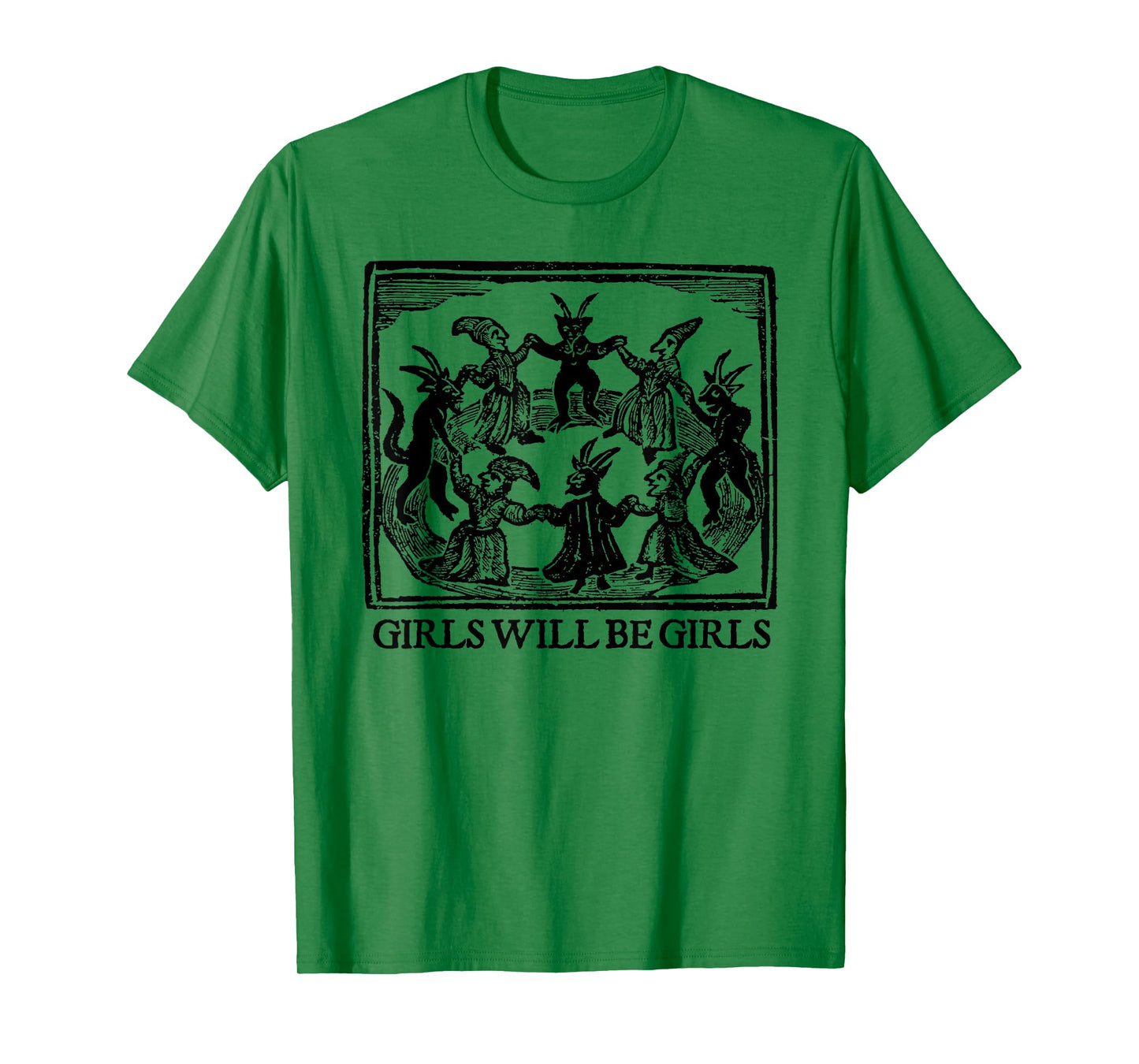 Witch Witches Devil Halloween Girl Will Be Girls Spooky T-Shirt