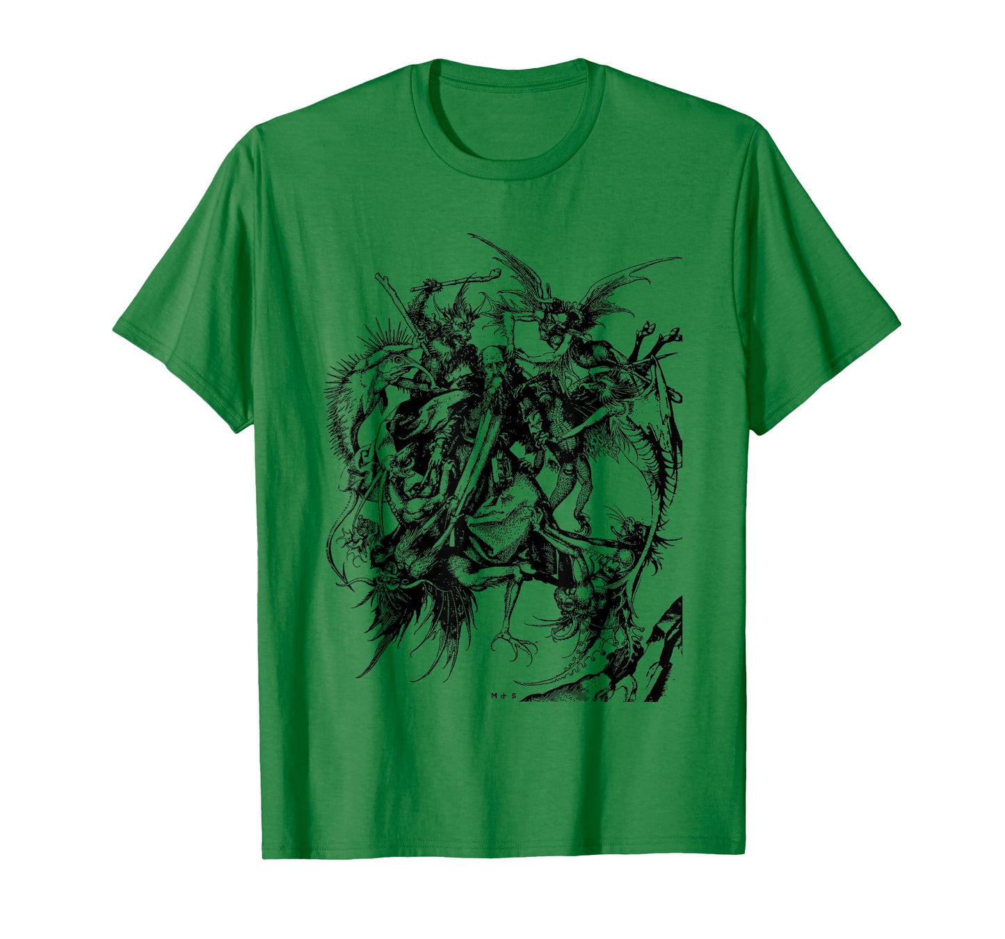 THE TEMPTATION of ST. ANTHONY - Medieval Monster Art Shirt T-Shirt