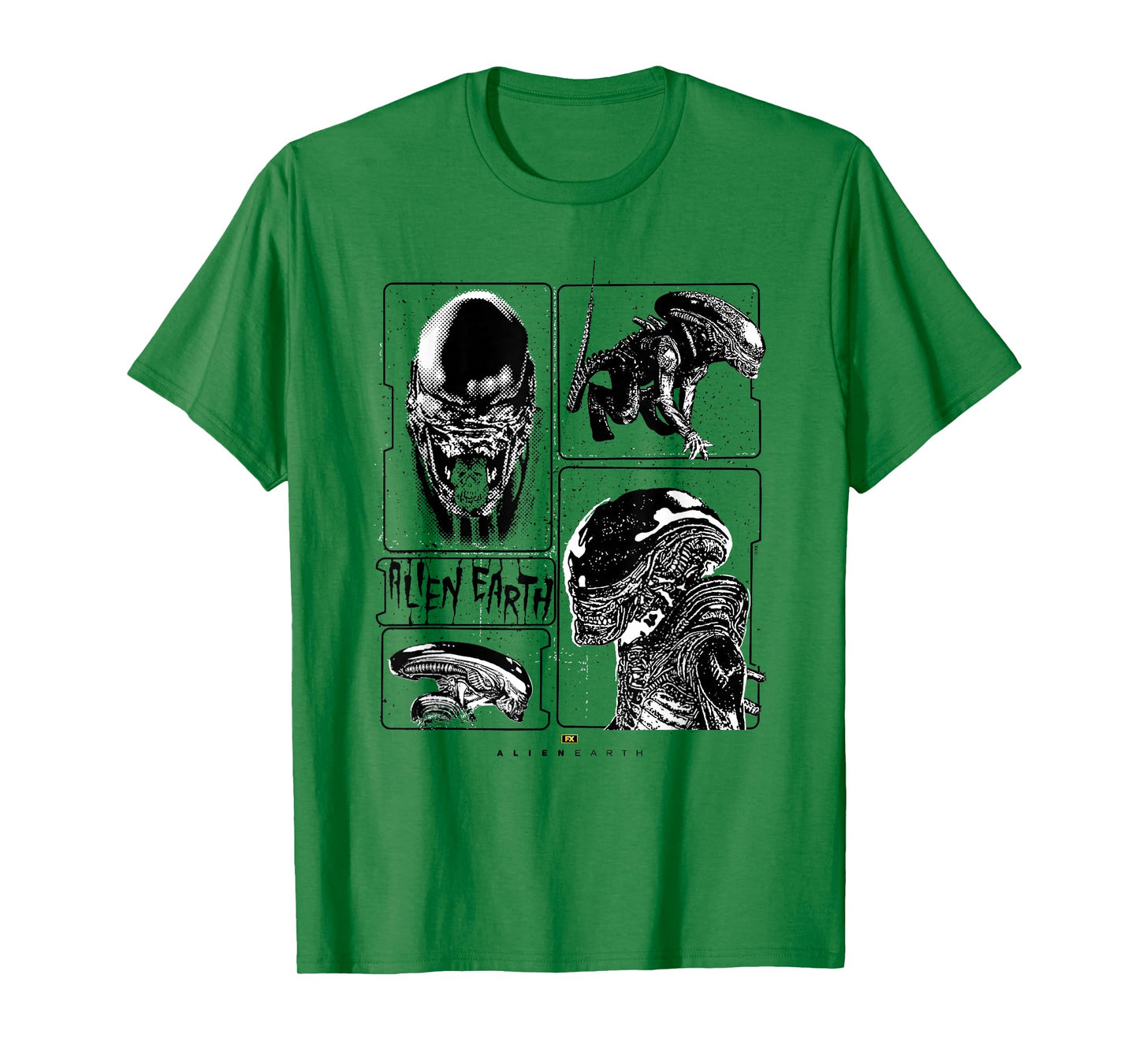 Alien: Earth Xenomorph XX121 Multi Pose Distressed Style T-Shirt