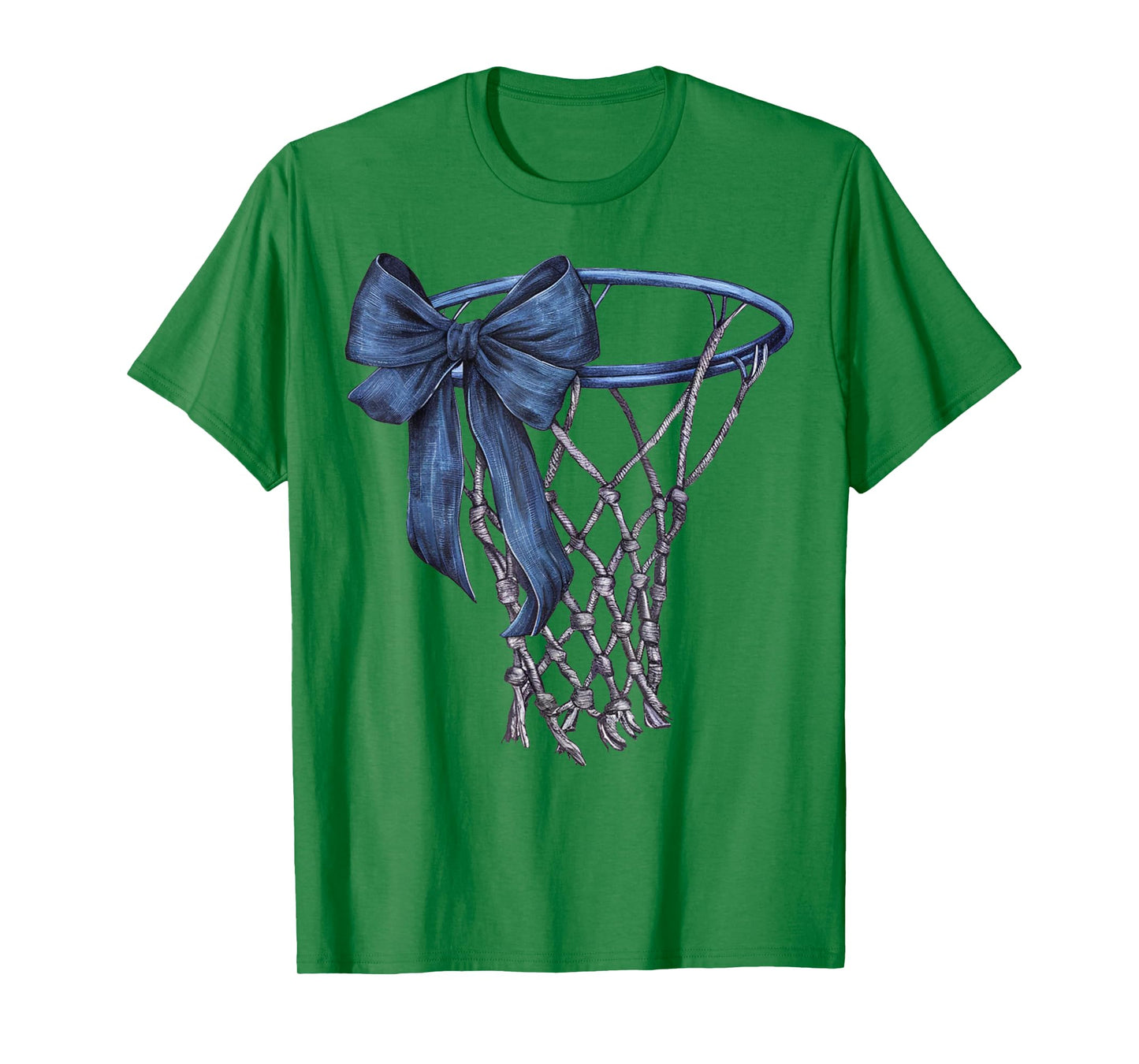 Coquette Basketball Game Day Mama Bow Vintage T-Shirt