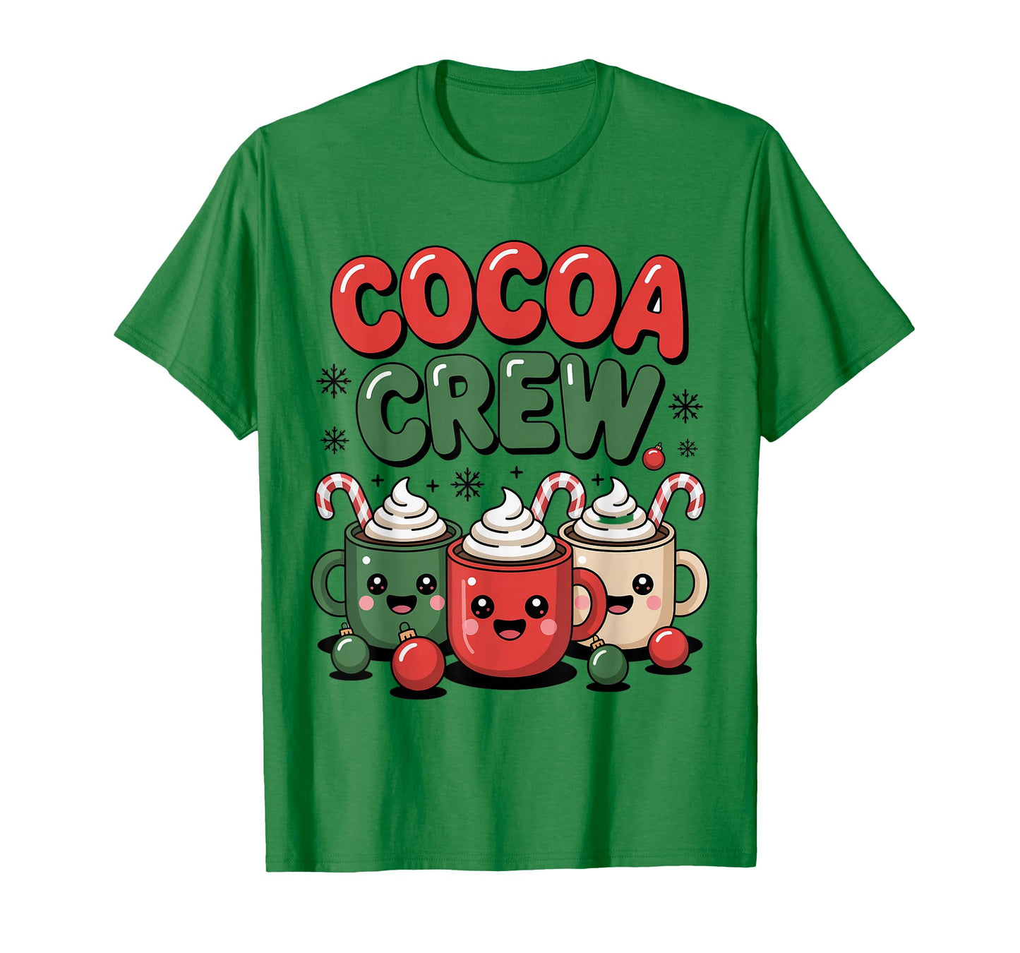 Cocoa Crew Christmas Hot Chocolate Pajamas for Family T-Shirt