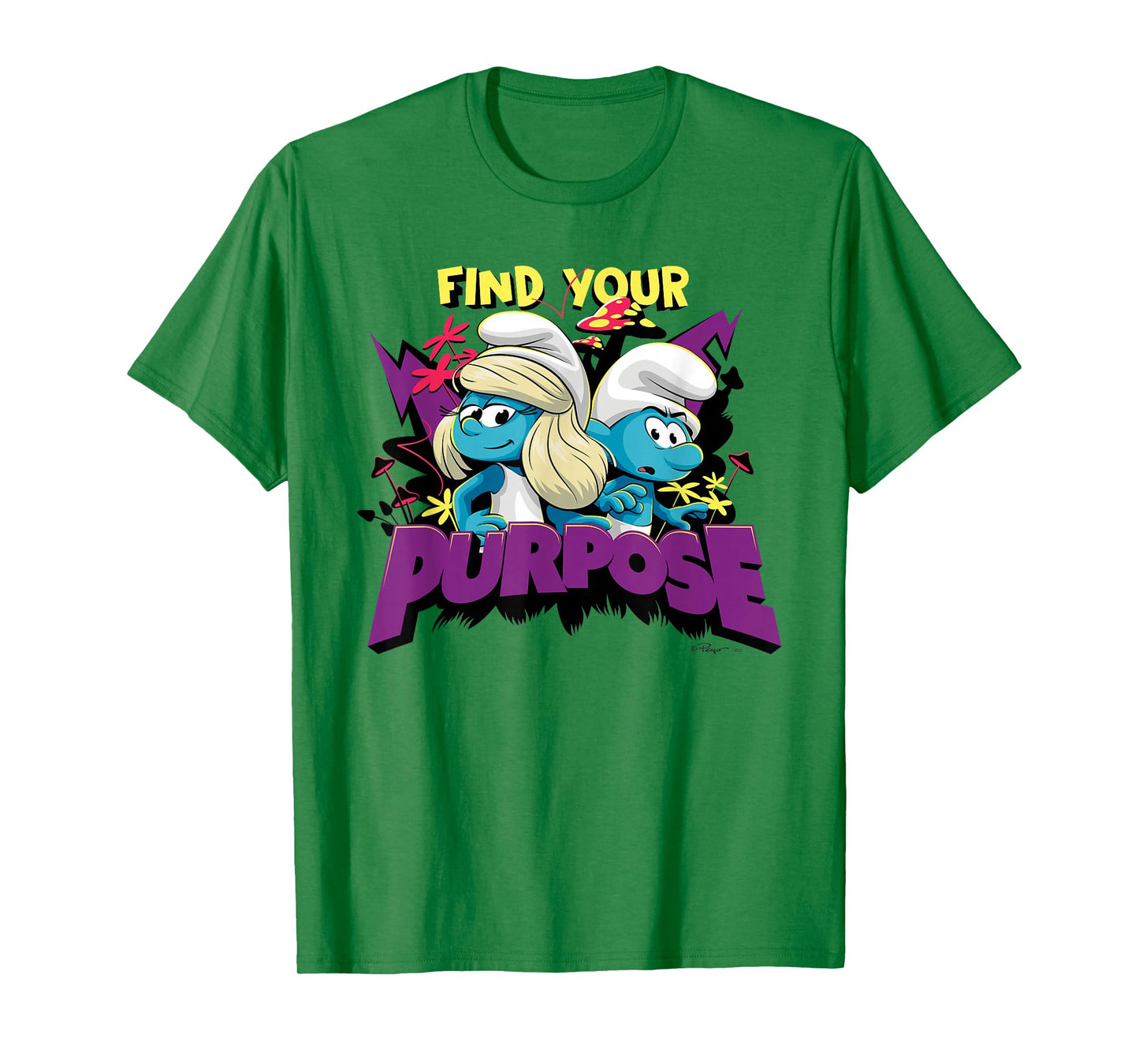 The Smurfs Movie Find Your Purpose Smurfette T-Shirt
