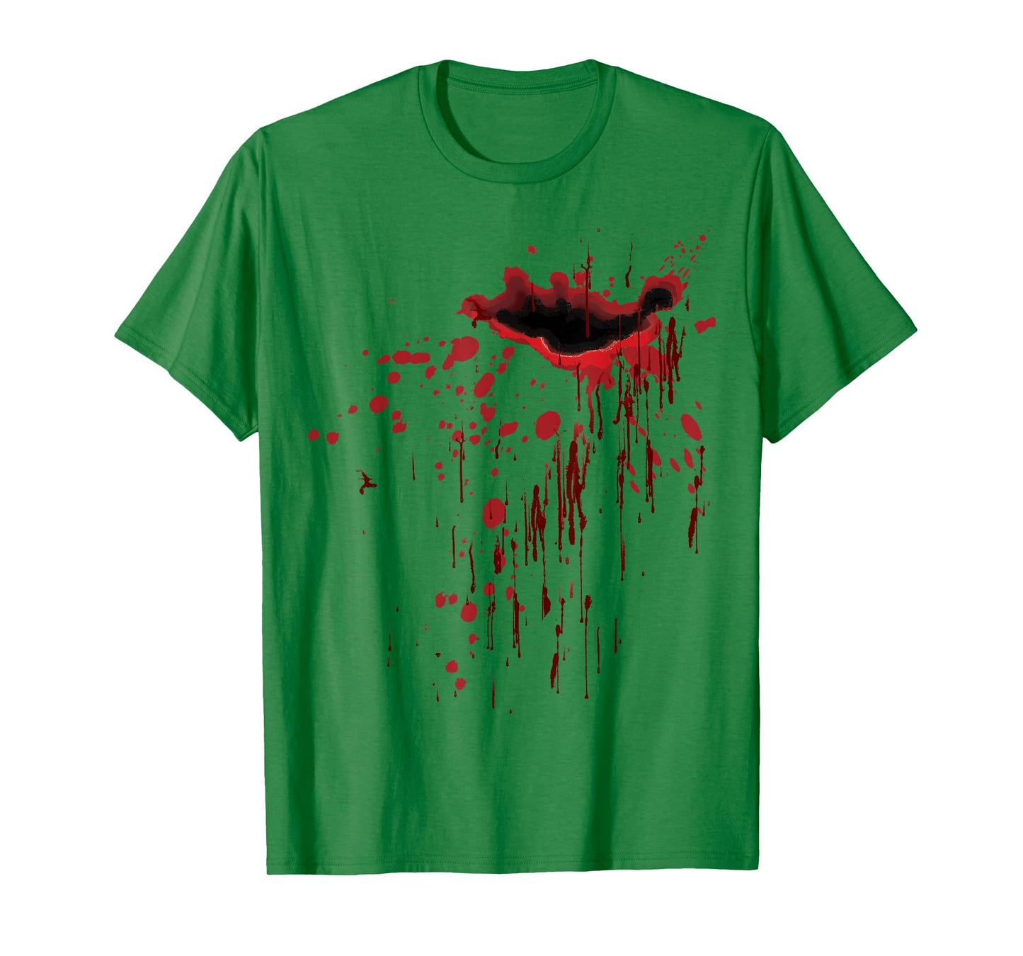Blood Splatter Shirt Blood Stained Halloween Zombie Graphic T-Shirt