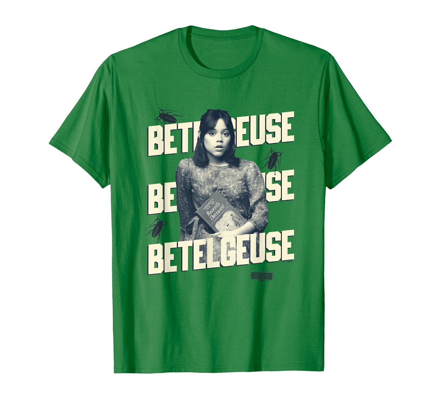 Beetlejuice Beetlejuice Astrid Holding Book Vintage T-Shirt