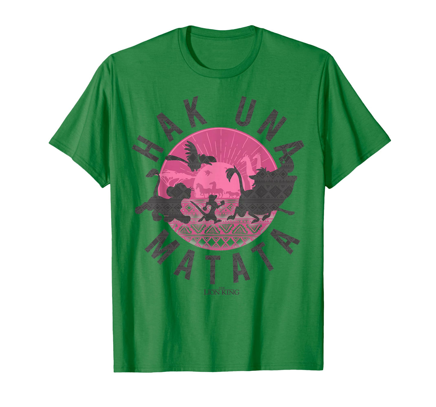 Disney Lion King Simba Silhouette Hakuna Graphic T-Shirt T-Shirt