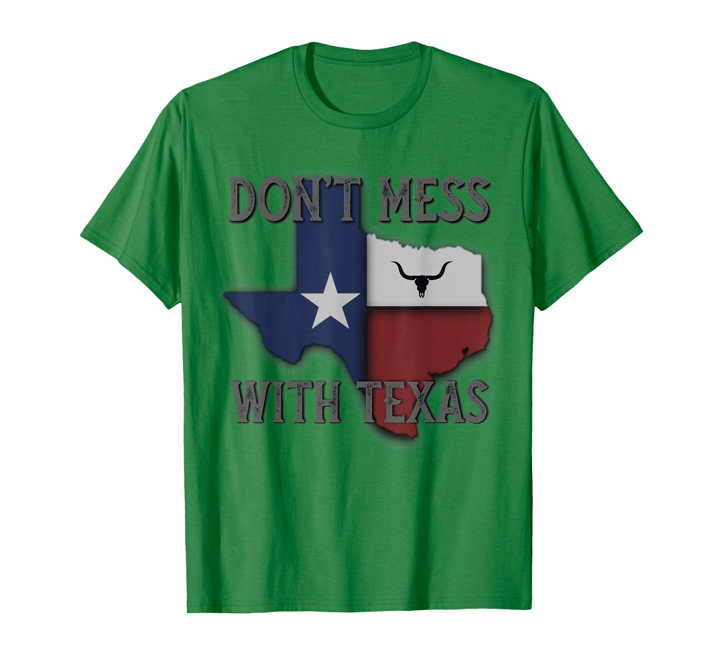 Don't Mess With Vintage Texas Longhorn Lone Star State Pride T-Shirt