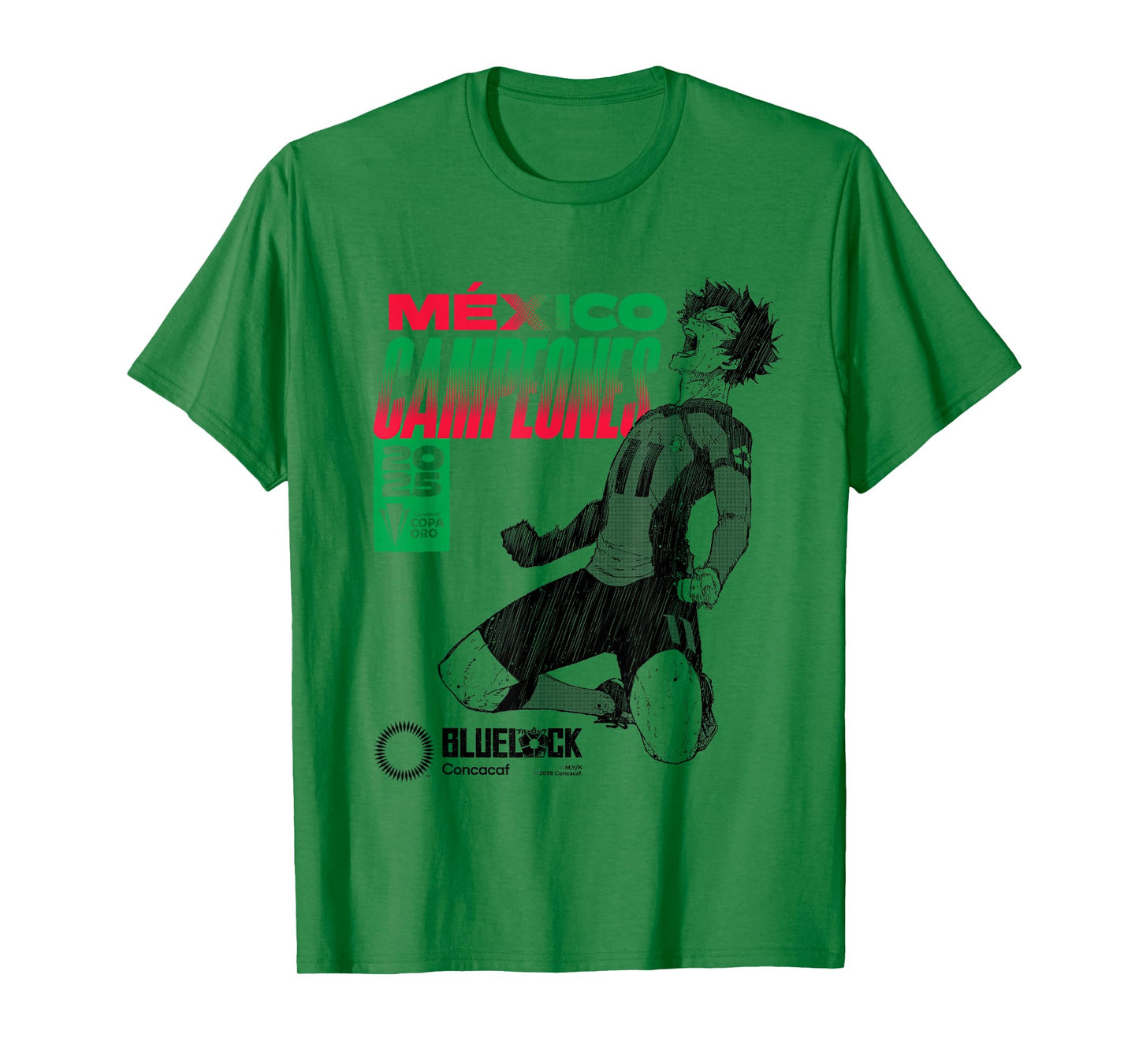 2025 CONCACAF x Blue Lock USA Gold Cup Champions T-Shirt