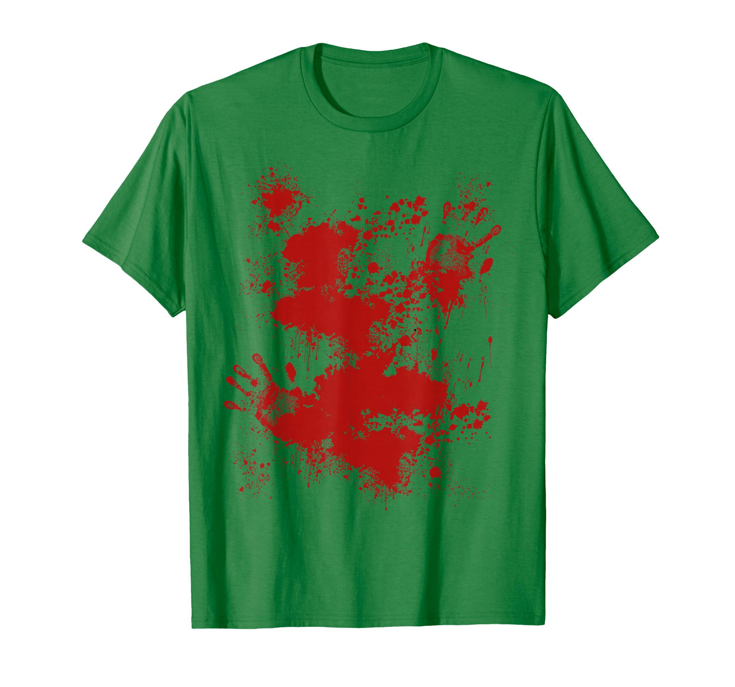 Bloody Wound Halloween Costume, Blood Splatter Injury Zombie T-Shirt
