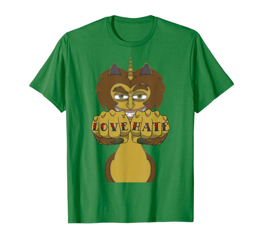 Big Mouth Maury The Hormones Monster Love Hate Fists T-Shirt