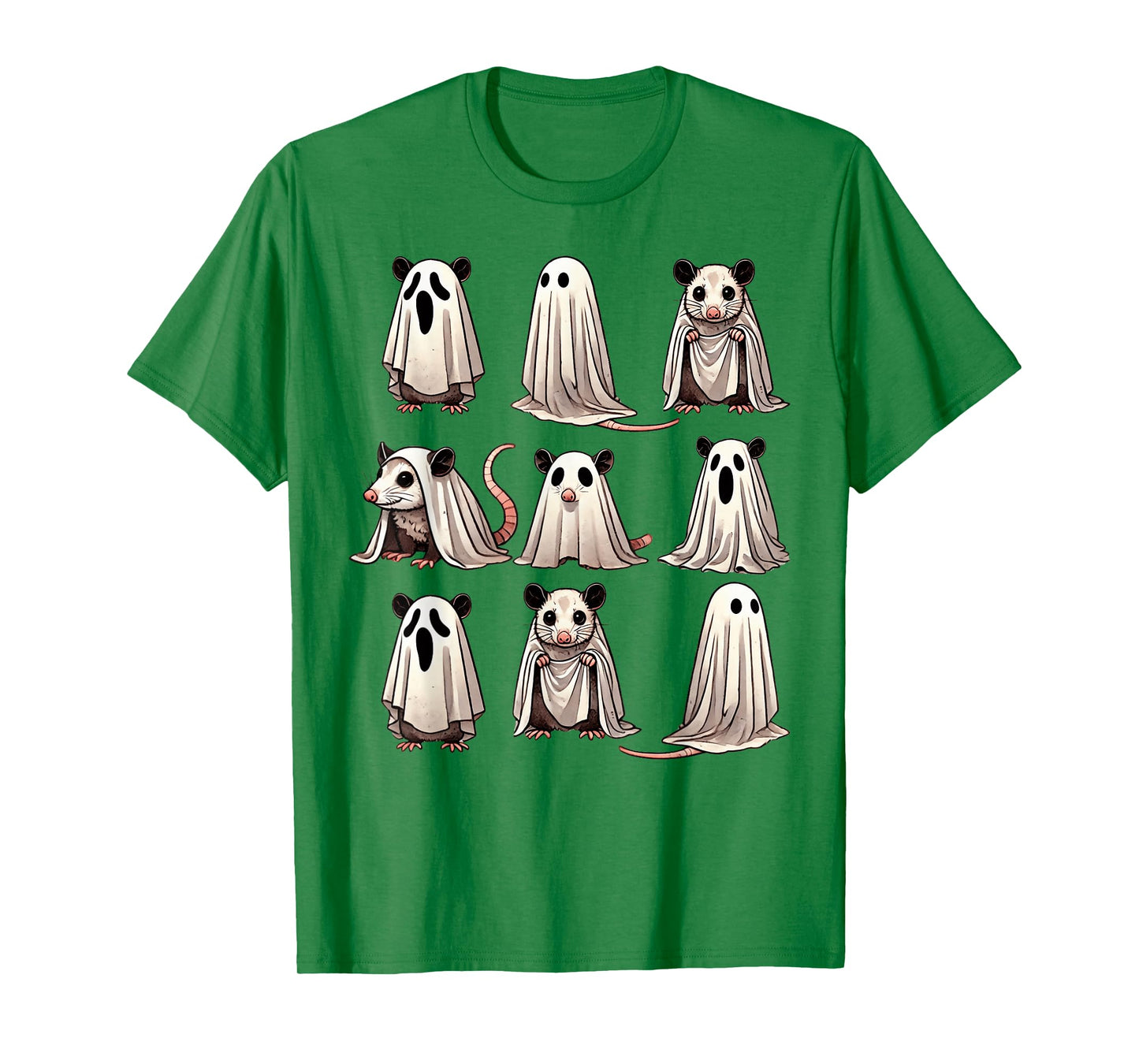 Cute Ghost Opossum Funny Halloween Outfit Costumes Opossum T-Shirt
