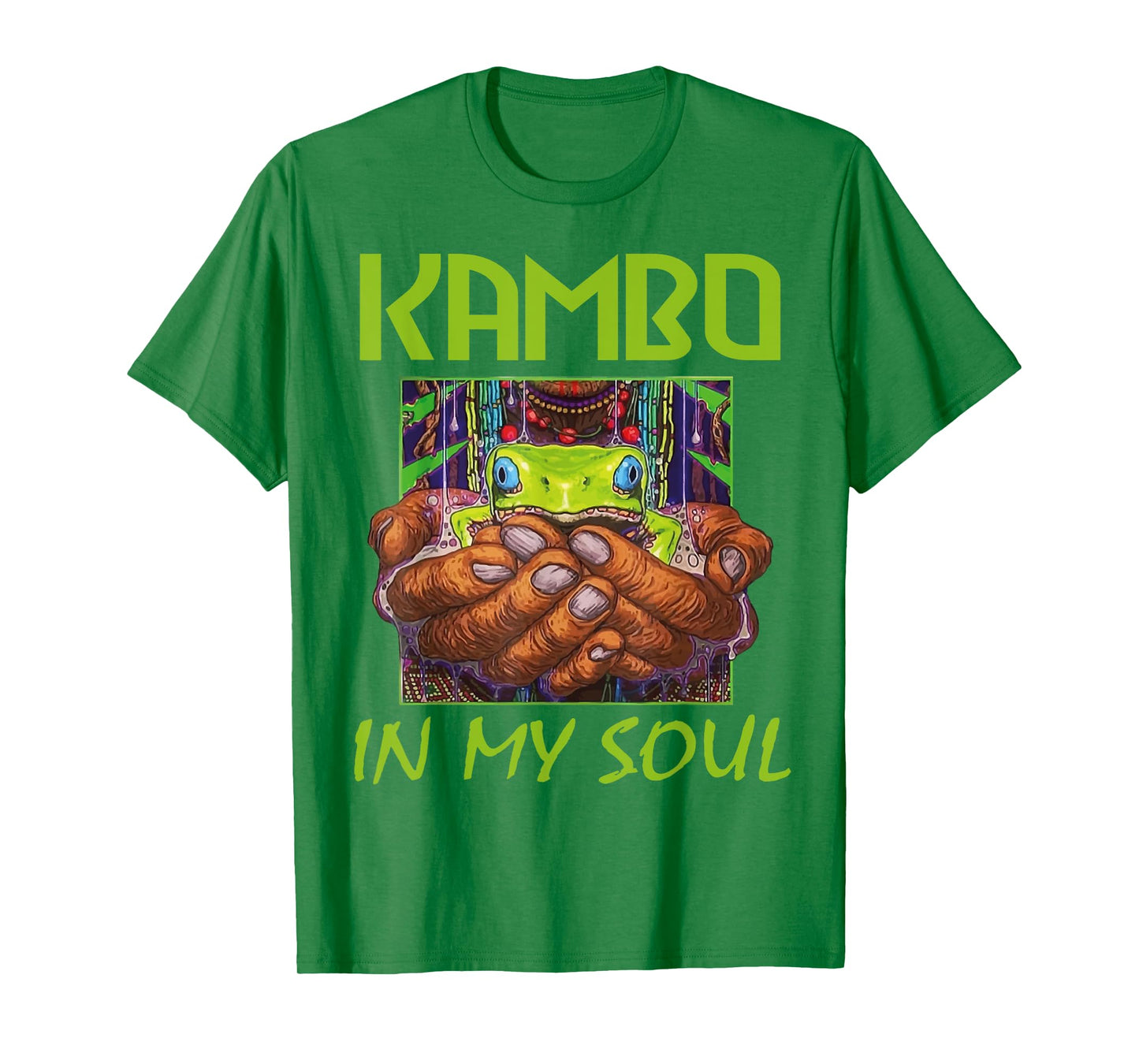 Kambo In my Soul Kambo Ceremony Clothing | Sapo Frog T-Shirt T-Shirt
