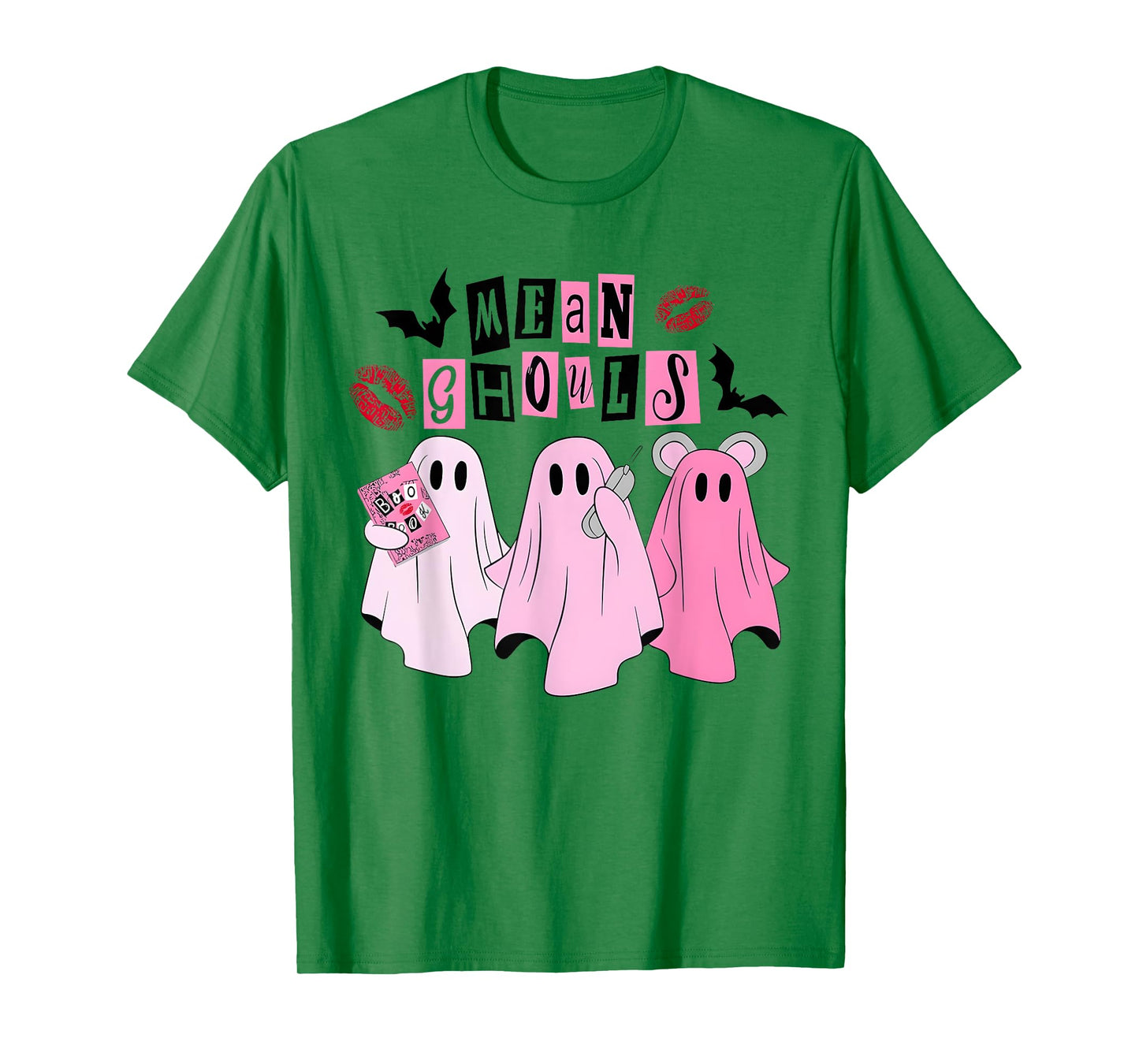 Cute Ghost Mean Ghouls Halloween Costume Spooky Season Girls T-Shirt