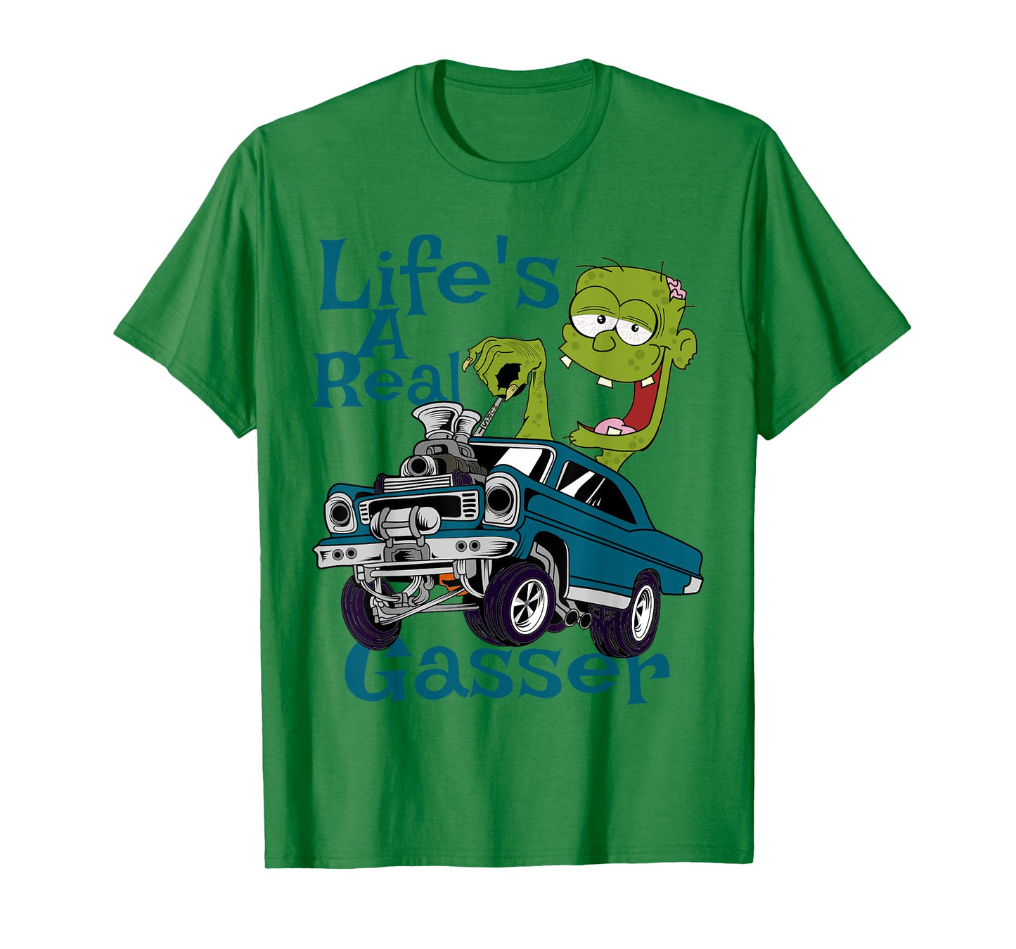 Hot Rod Gasser Outlaw Drag Racing Blown Street Car T-Shirt
