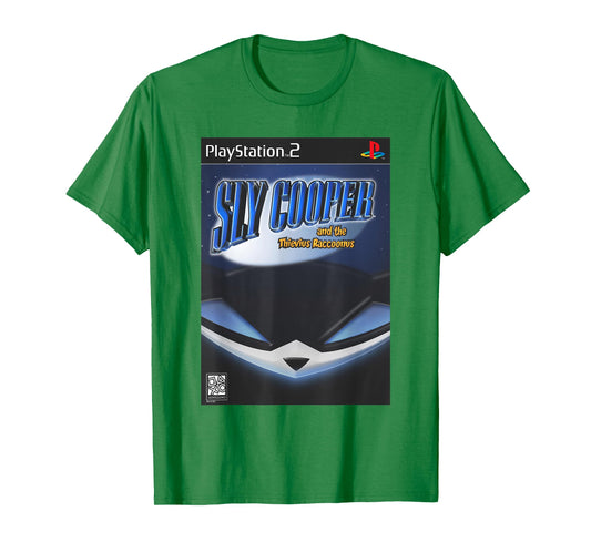 PlayStation 2 Sly Cooper Cover Art Video Game T-Shirt