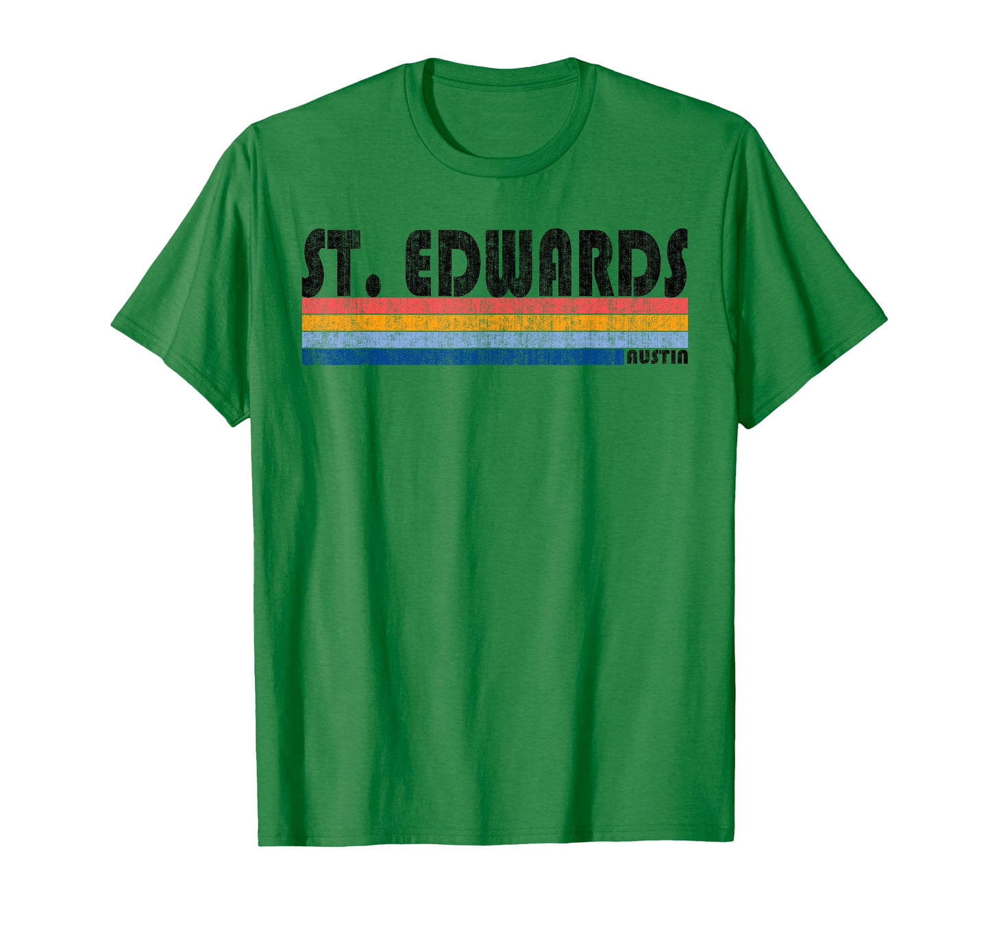 Vintage 1980s Style St. Edwards TX T Shirt T-Shirt