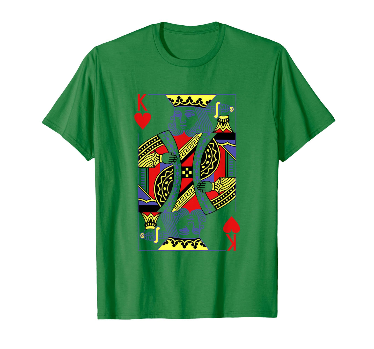 King Of Hearts Royal Flush Costume Halloween Playing Cards T-Shirt