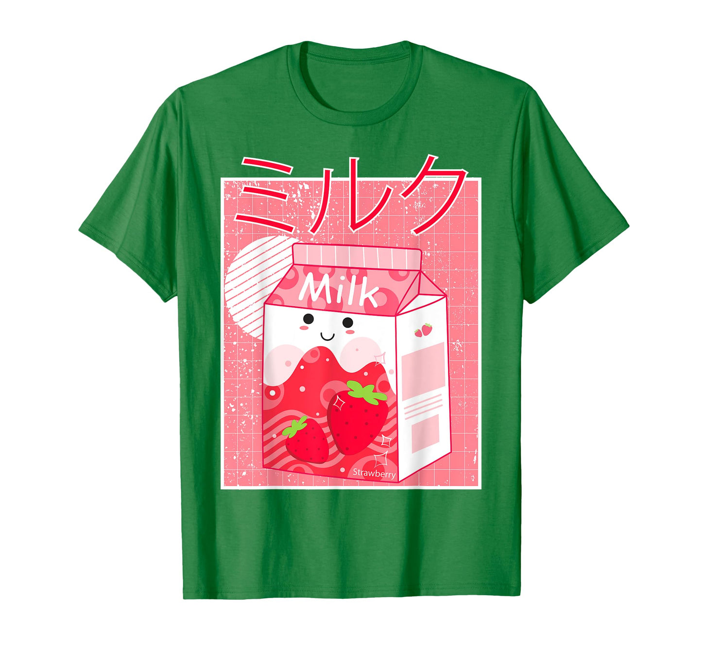 Pink Strawberry Milk Shake Kawaii pastel Goth Japanese 90's T-Shirt