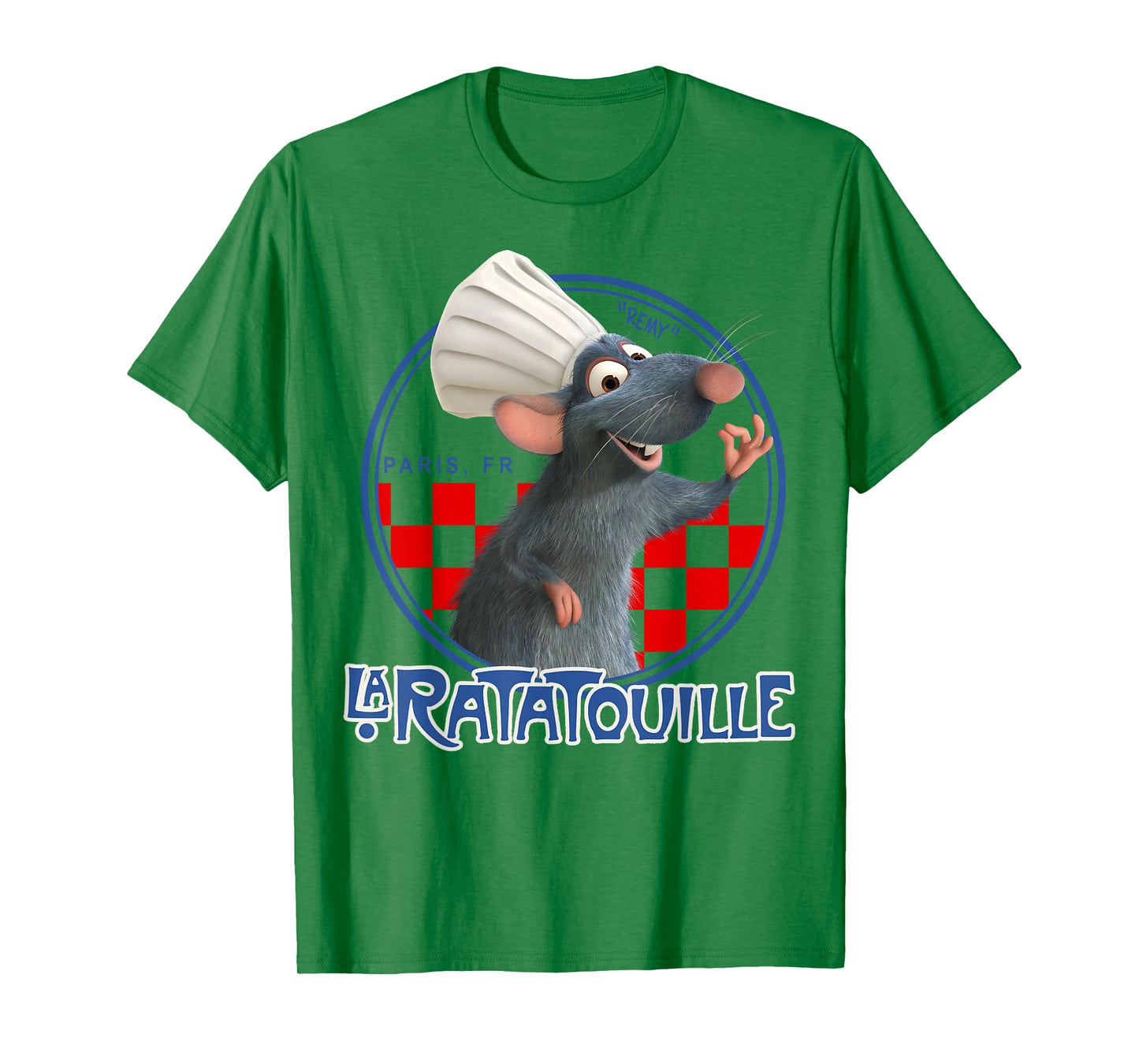 Disney Pixar Ratatouille Remy Chef Hat Portrait Graphic Tee T-Shirt Small