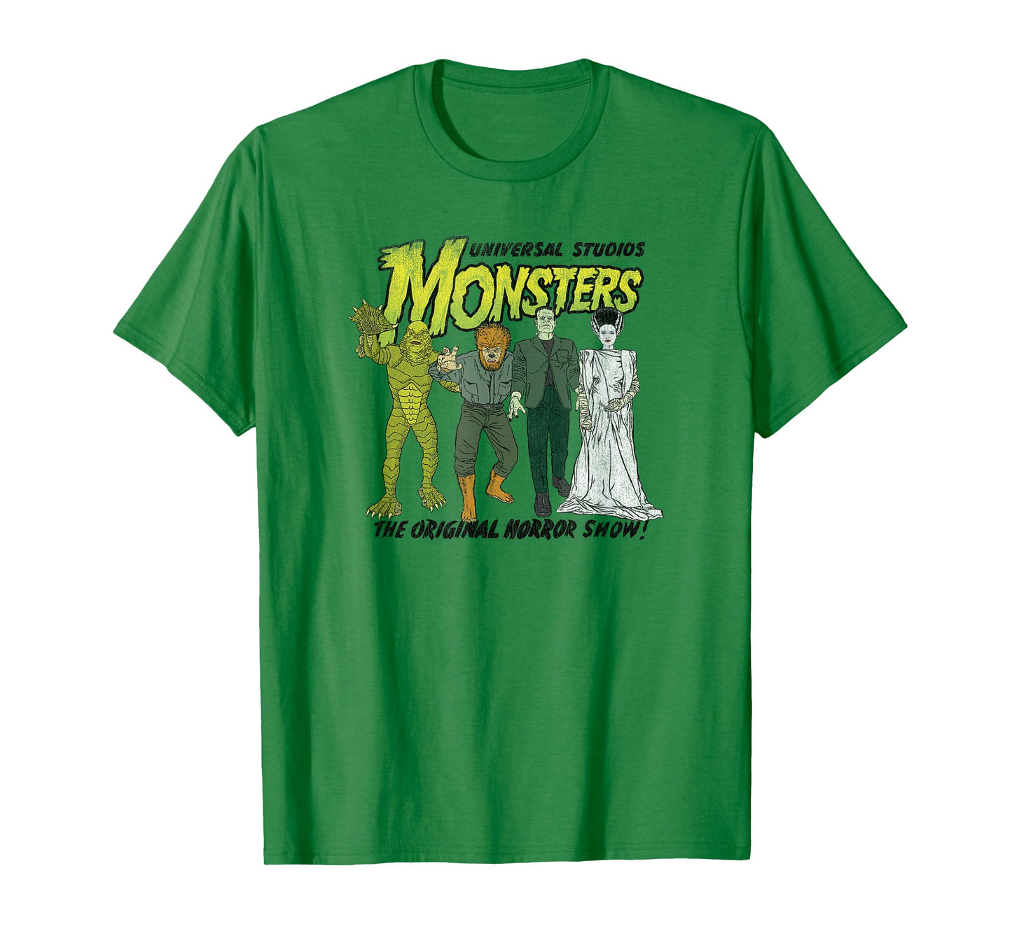Universal Monsters The Original Horror Show! Group Poster T-Shirt