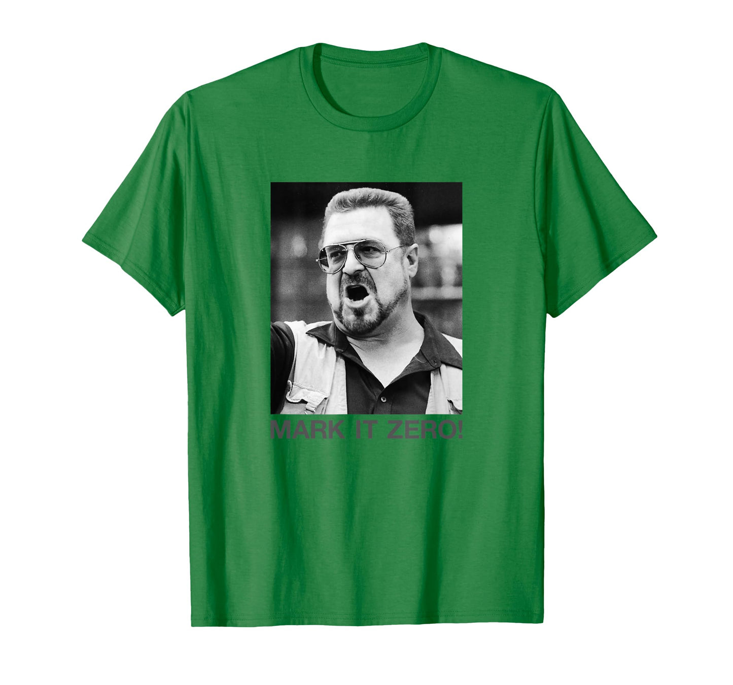 The Big Lebowski Walter Mark It Zero Black and White Poster T-Shirt
