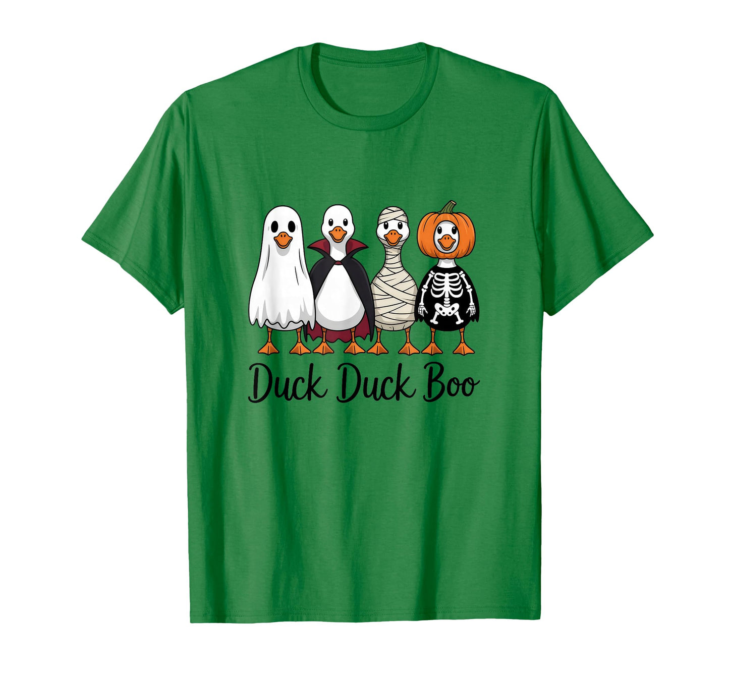 Duck Duck Boo Funny Goose Halloween Costume T-Shirt