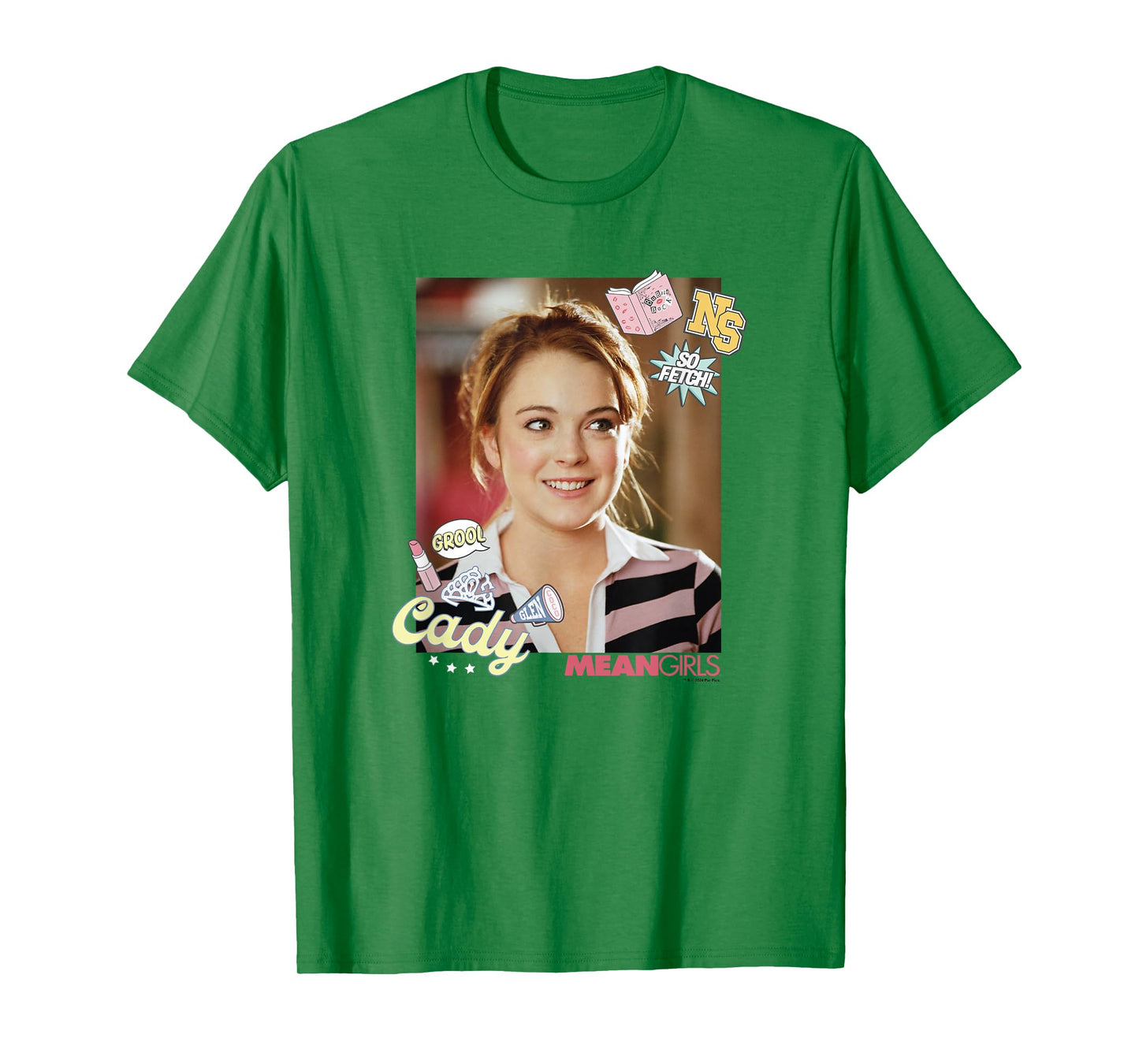 Mean Girls Iconic Cady Heron So Fetch! Big Chest Portrait T-Shirt