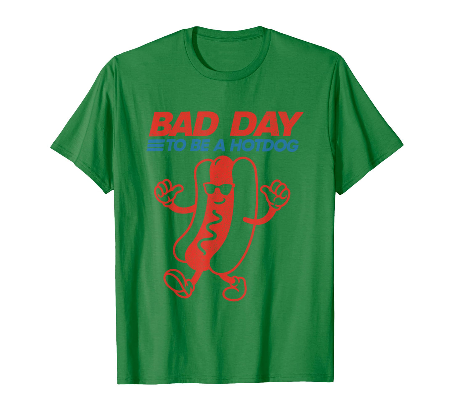 Funny Bad Day to Be a Hotdog 4th of July Independence Day T-Shirt