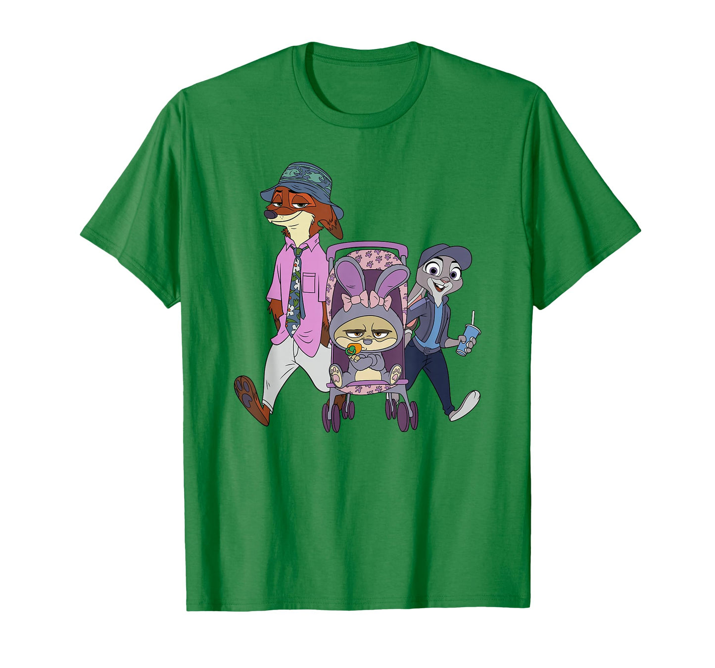 Disney Zootopia 2 Judy Nick & Finnick Happy Family T-Shirt