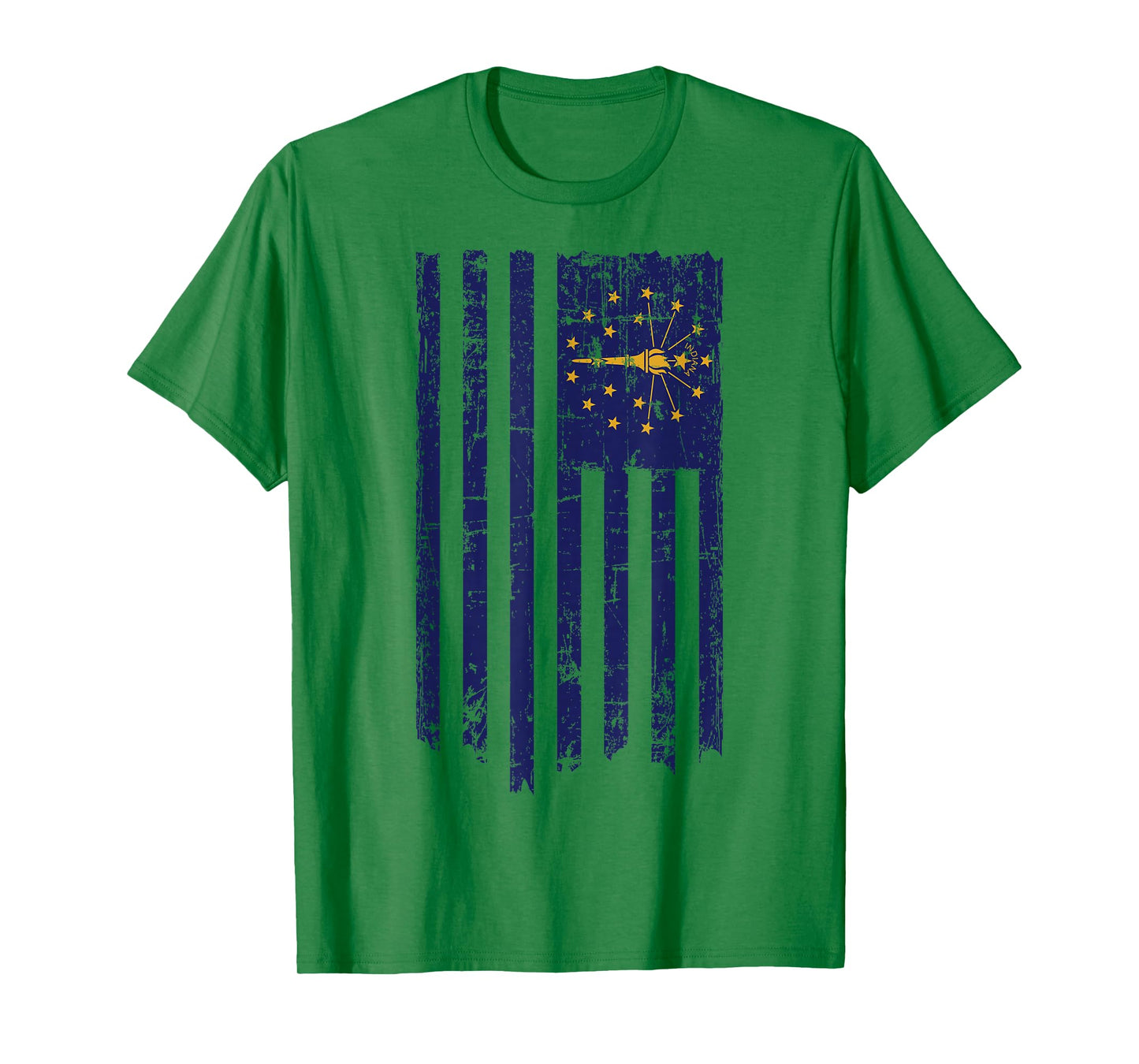 Indiana American Flag T-Shirt T-Shirt