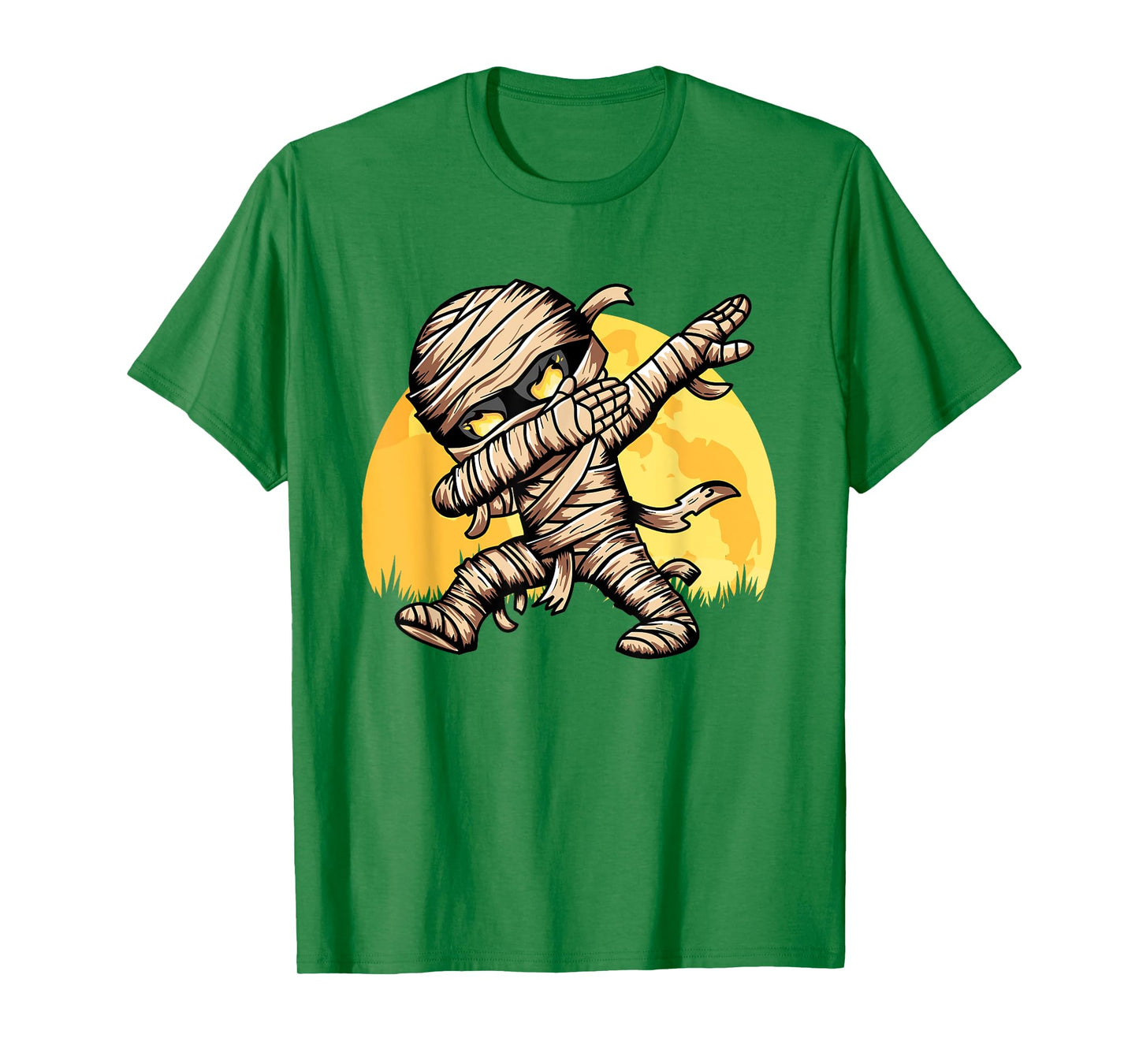 Dabbing Mummy Costume Dab Dancing Men Kids Boys Halloween T-Shirt