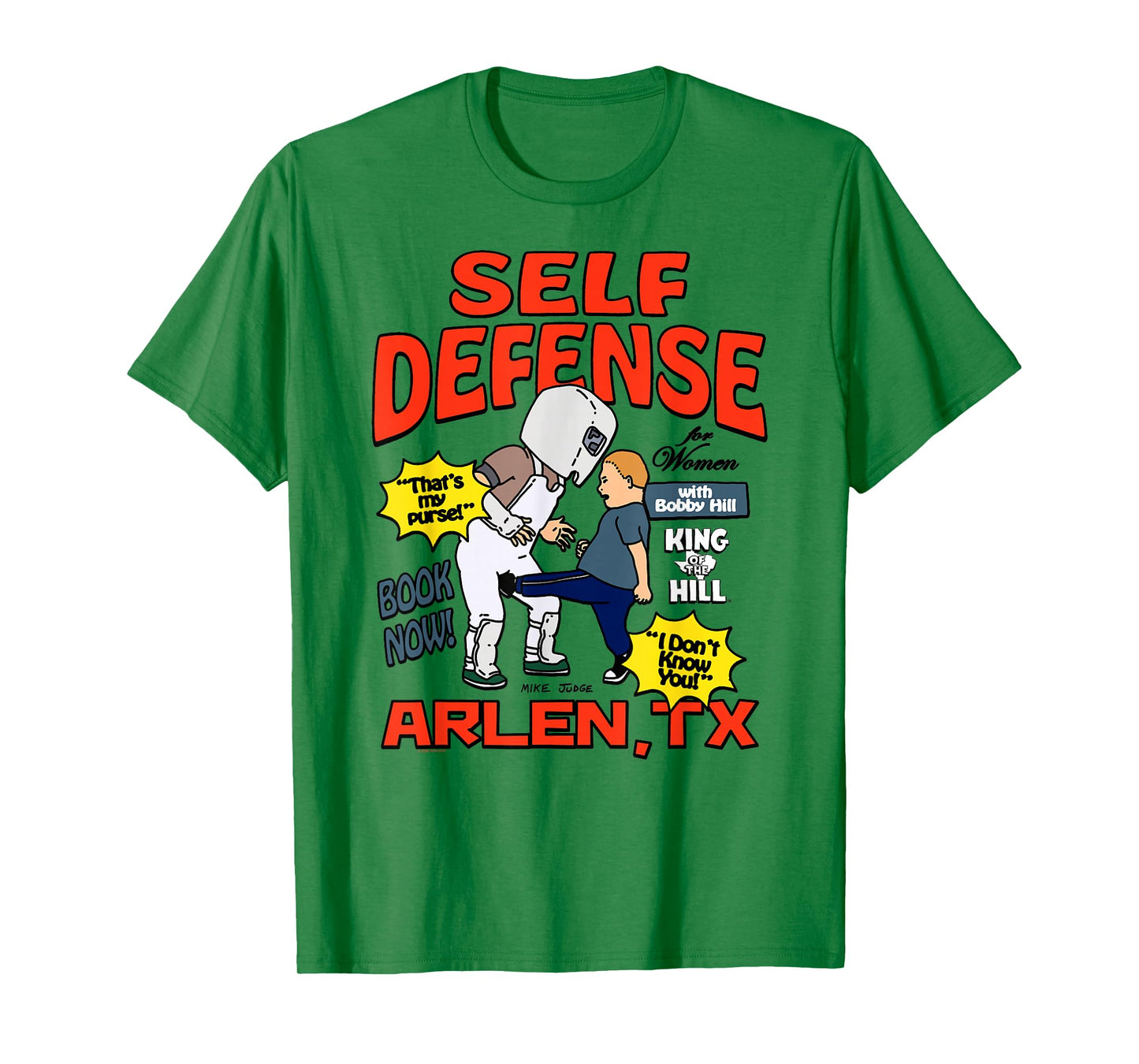 King of The Hill Bobby's Self Defense Class Cartoon T-Shirt