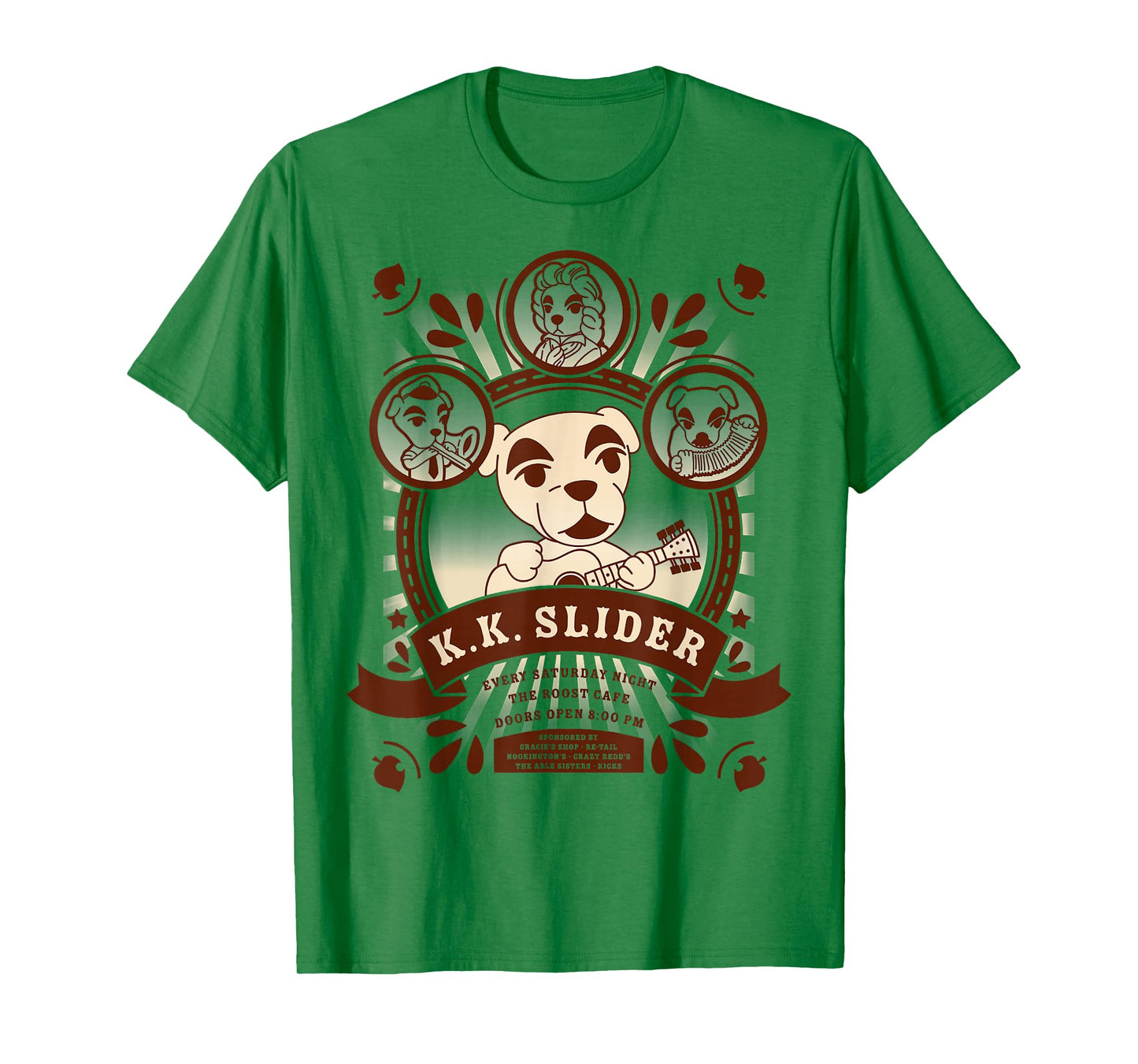 Animal Crossing K.K. Slider At The Roost Nintendo Logo T-Shirt