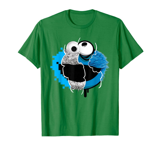 Sesame Street Split Cookie Monster T-Shirt