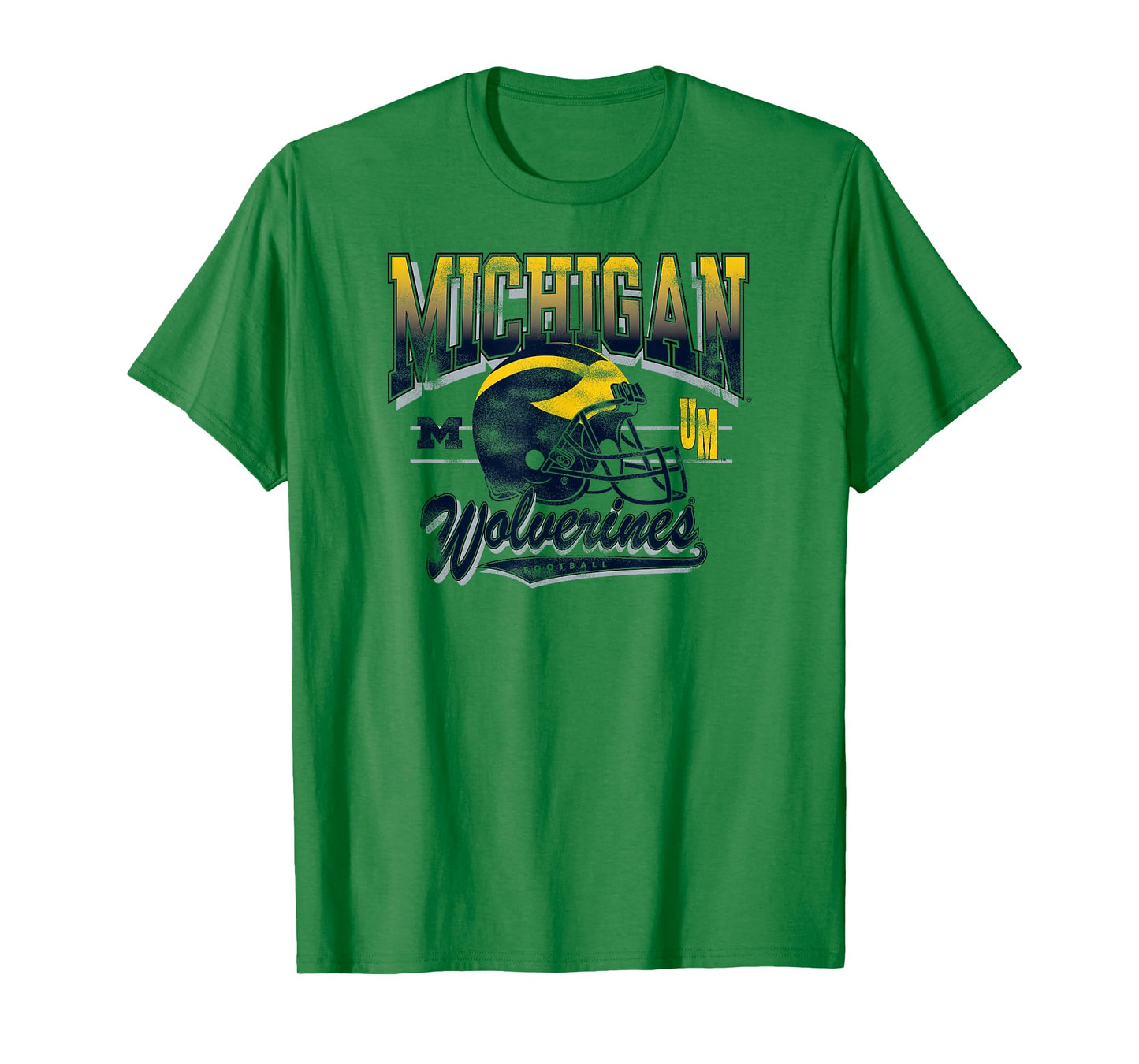 Michigan Wolverines Vintage Football 90's UM White T-Shirt