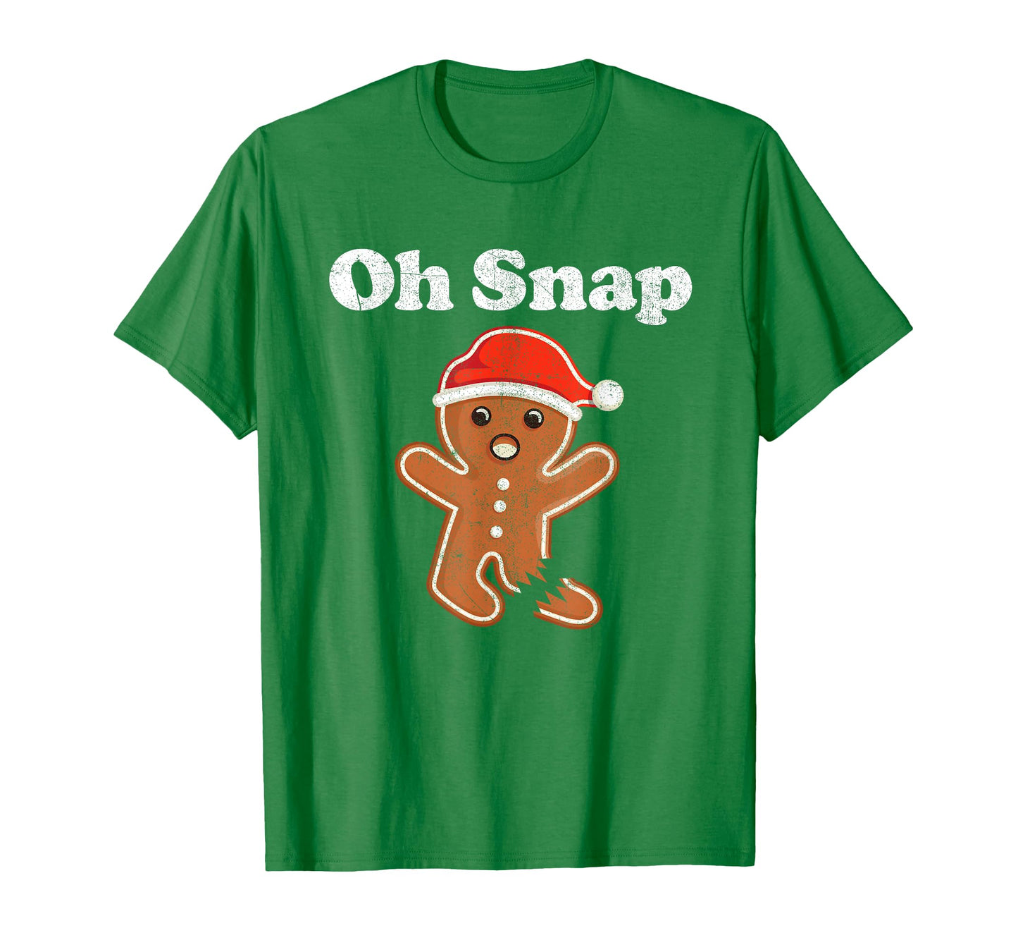 Funny Gingerbread Man Oh Snap Christmas Cookie Costume T-Shirt