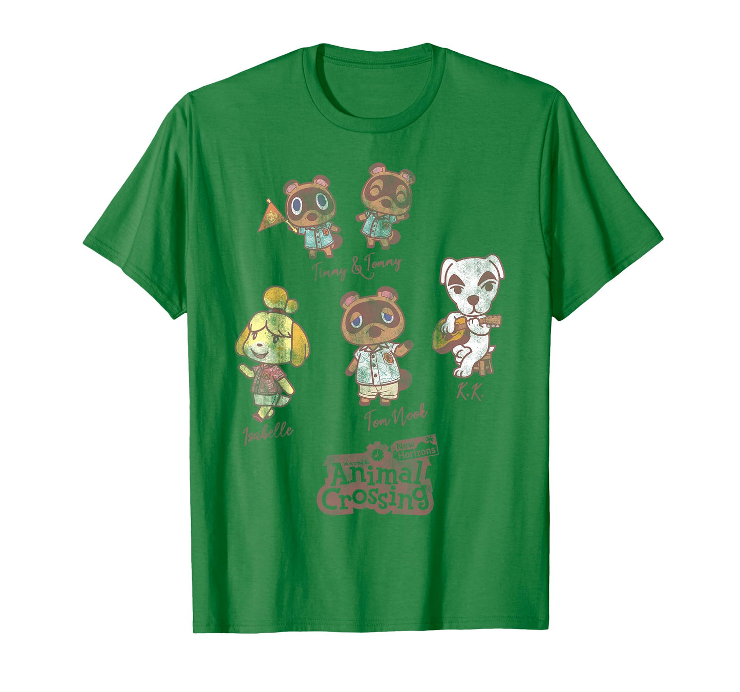 Animal Crossing: New Horizons Nintendo Game Group Names T-Shirt