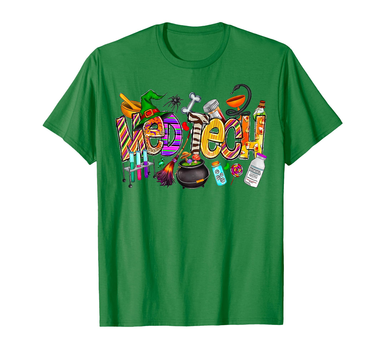 Med Tech Wiccan Witches Halloween Spooky Season Costume T-Shirt