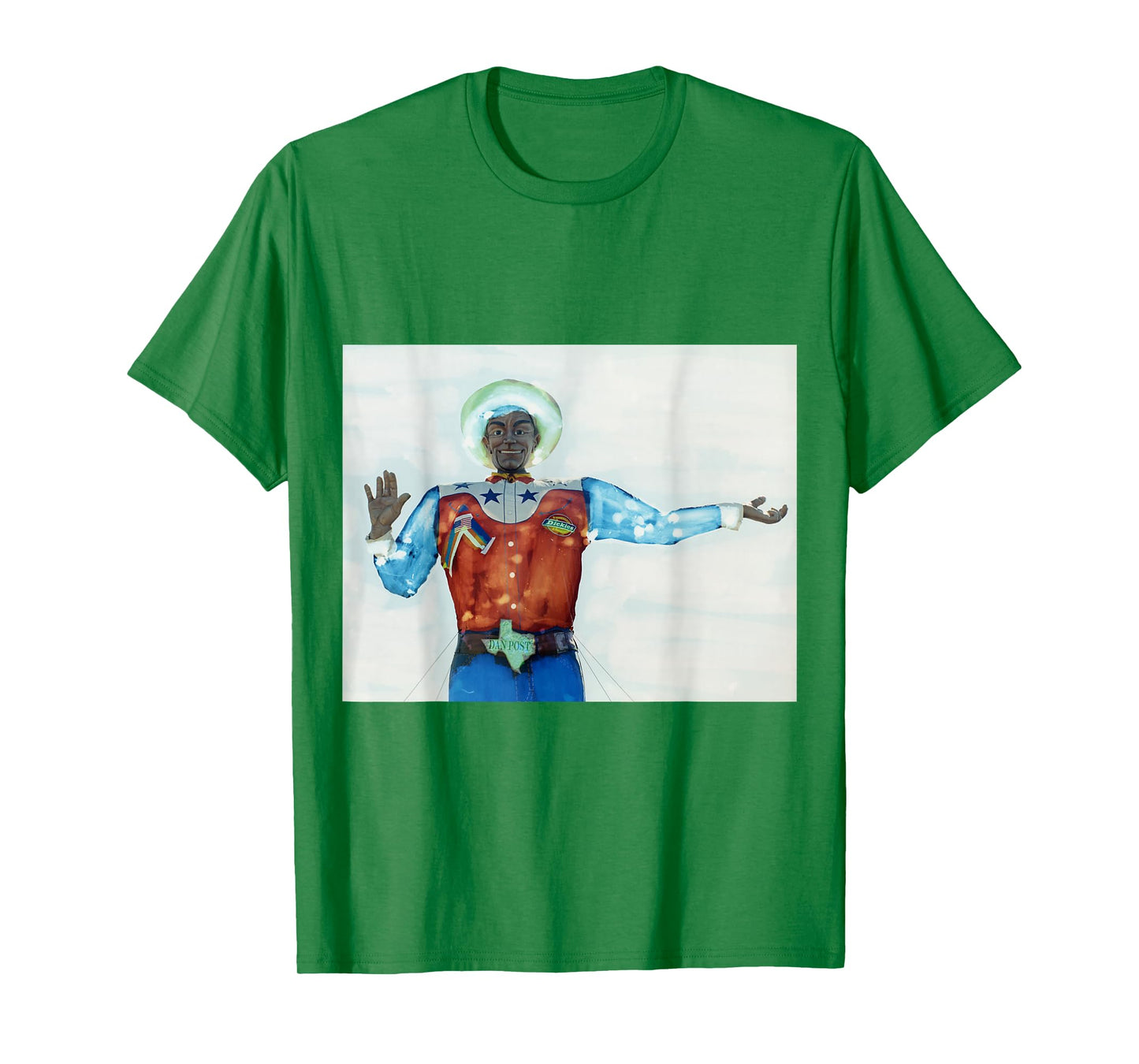 Howdy Big Tex State Fair Texas Painted Negative T-shirt T-Shirt