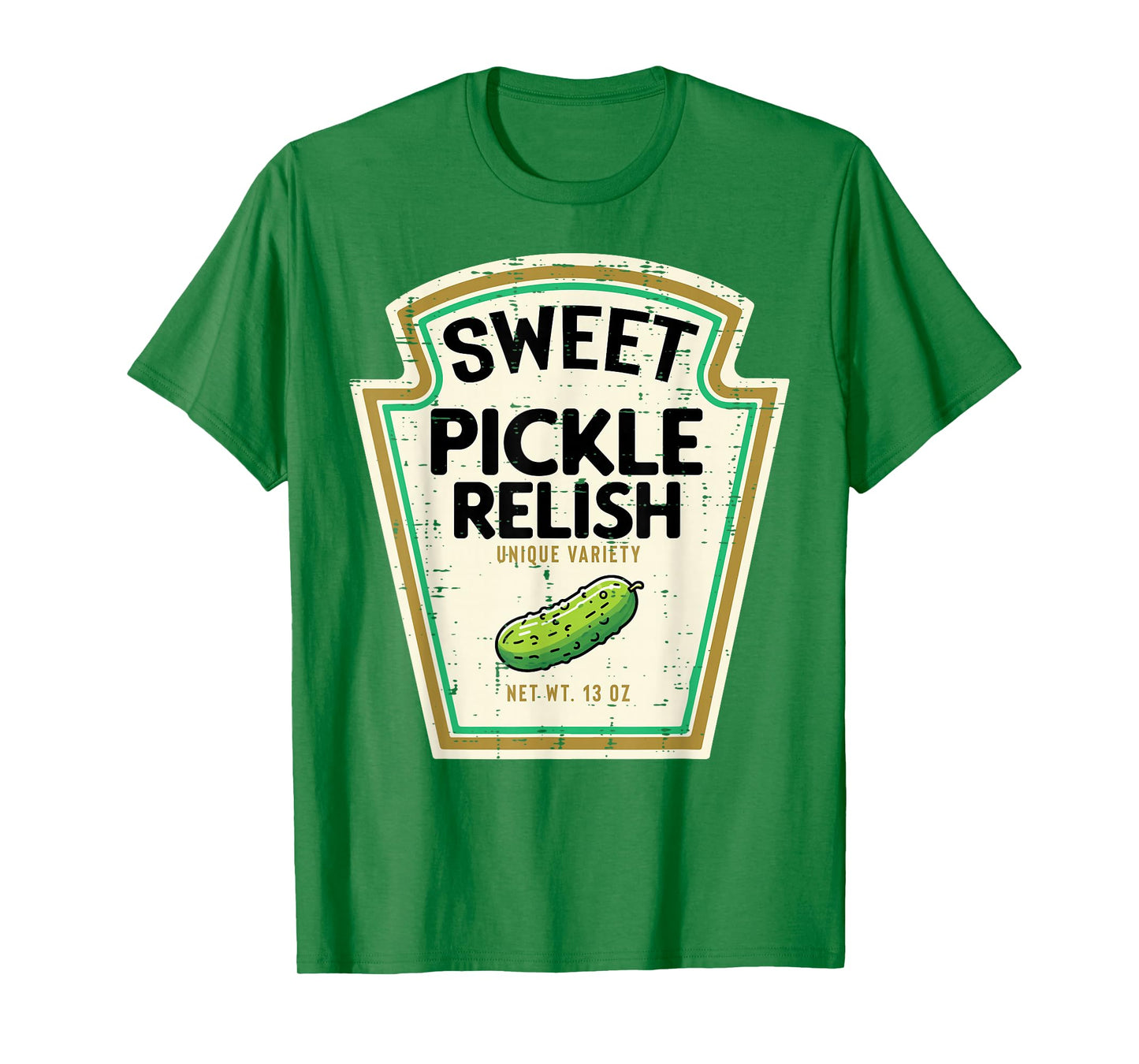 Halloween Pickle Relish Food Matching Costume Women Men Kids T-Shirt