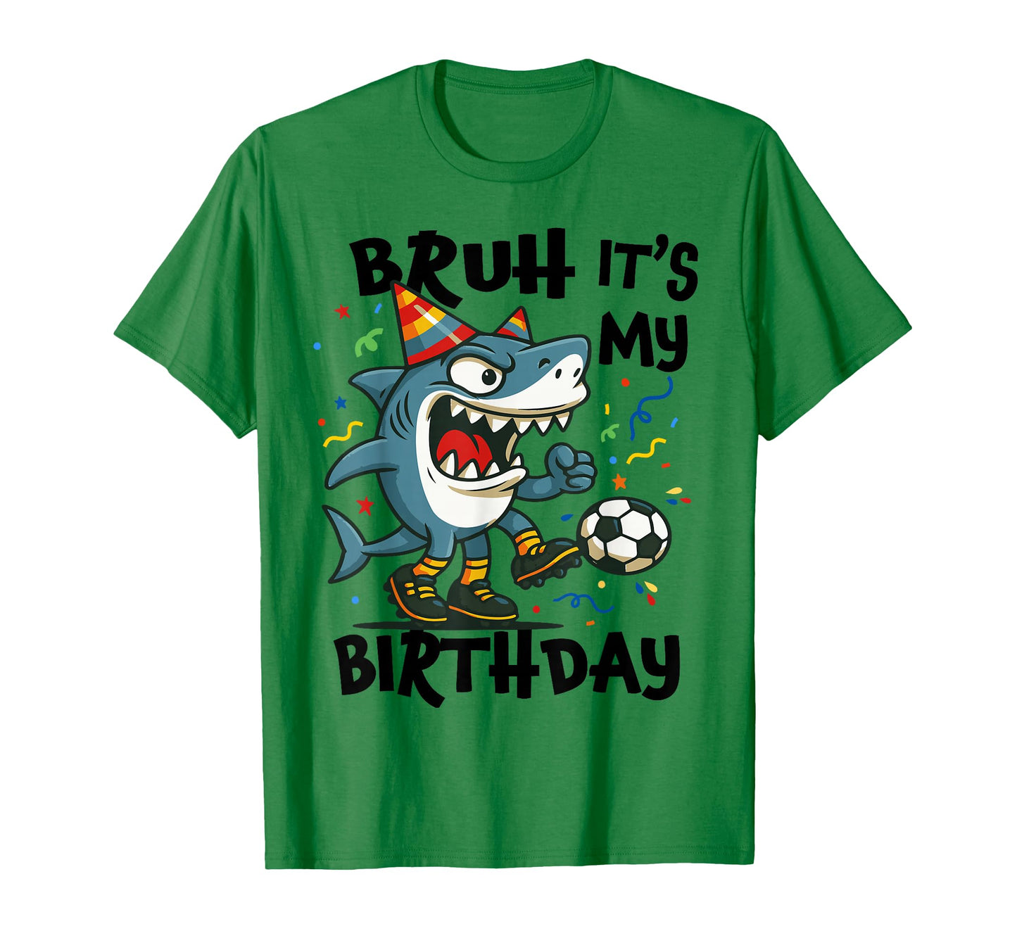 Tralalero Tralala Italian Brainrot Soccer Player Birthday T-Shirt