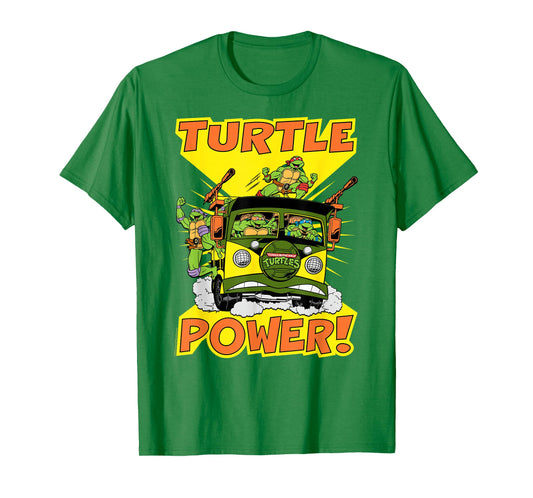 Teenage Mutant Ninja Turtles Turtle Power Van Retro T-Shirt