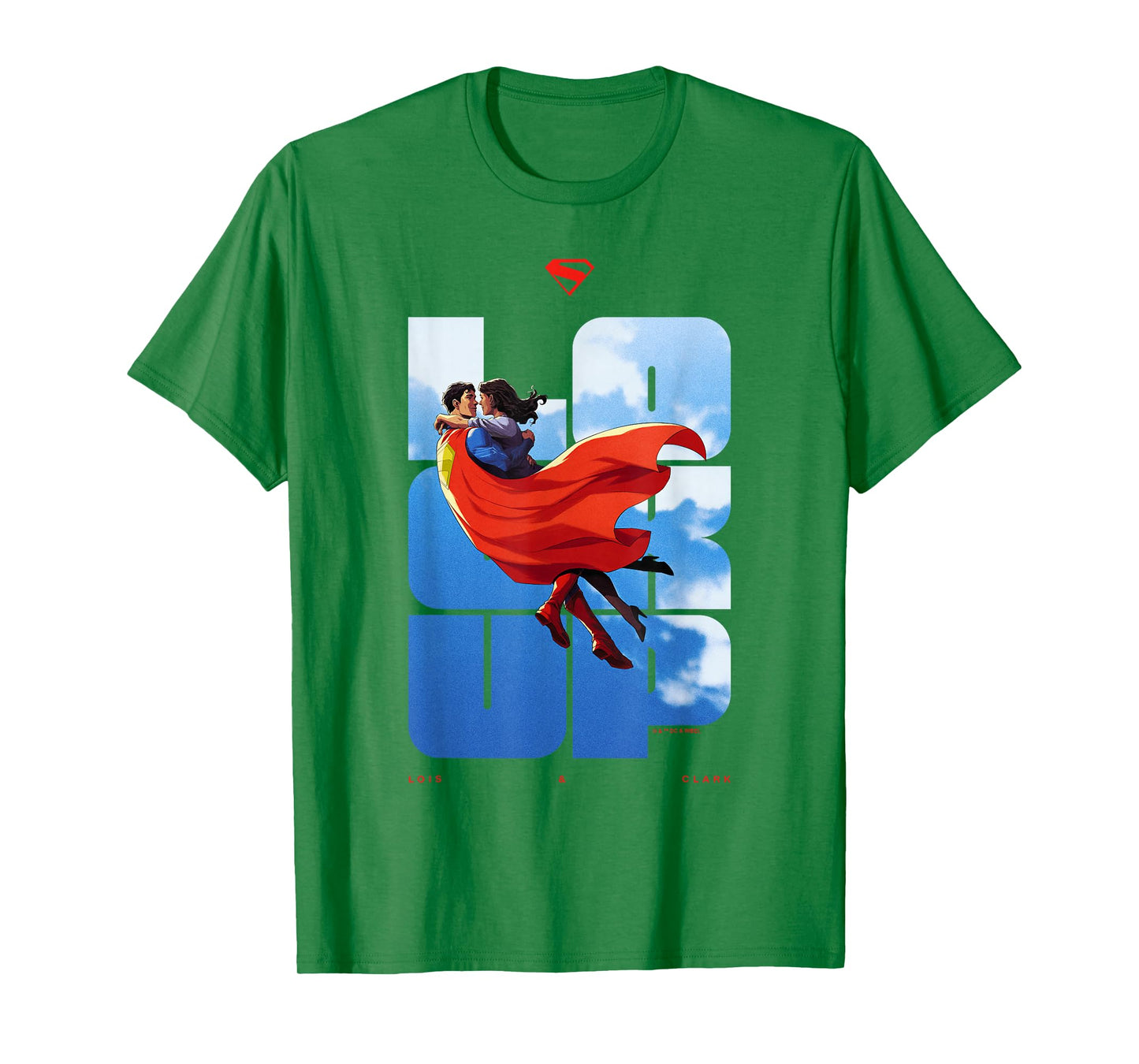 Superman (2025) Superman Lois Look Up T-Shirt