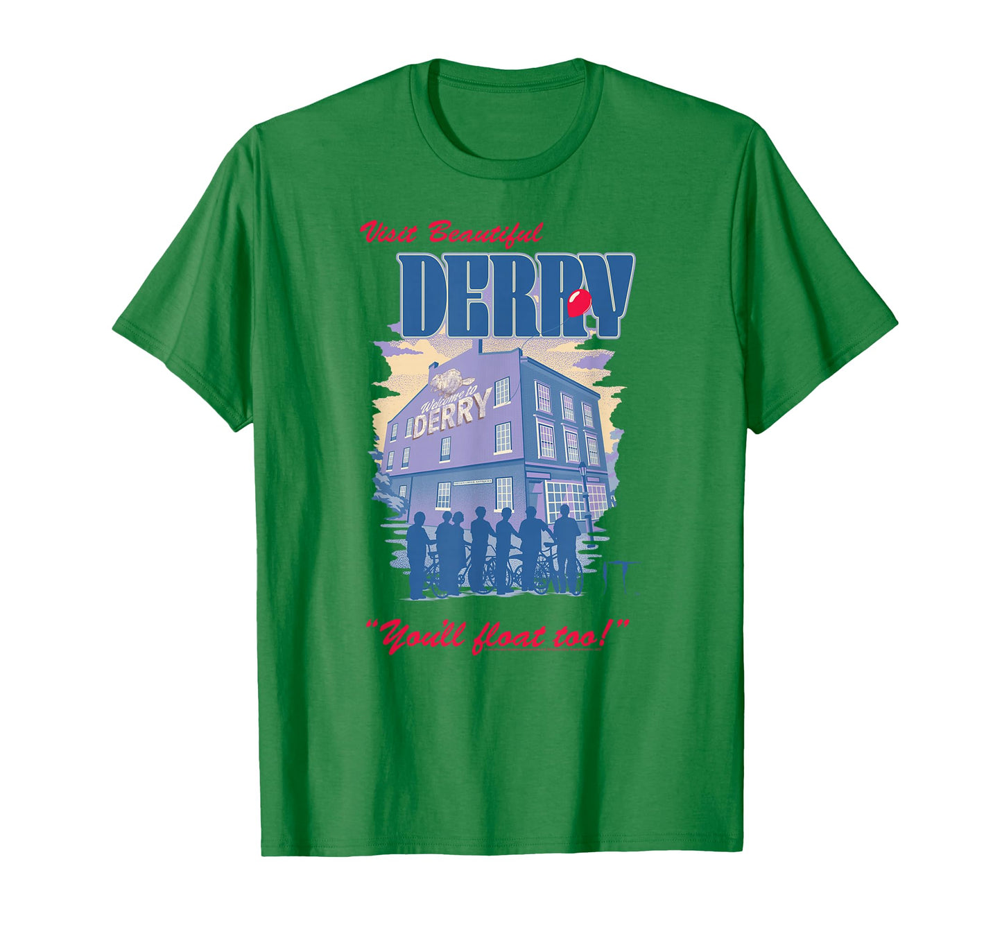 IT Visit Beautiful Derry Travel Souvenir Horror Movie T-Shirt