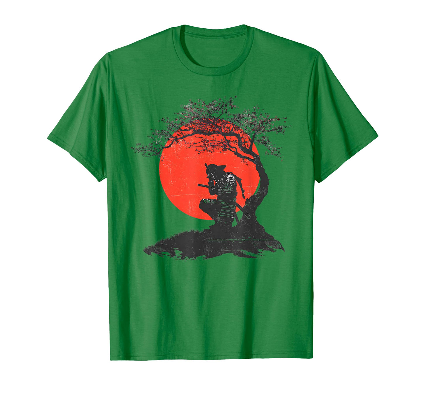 Retro Japan Samurai Warrior Anime Style T-Shirt