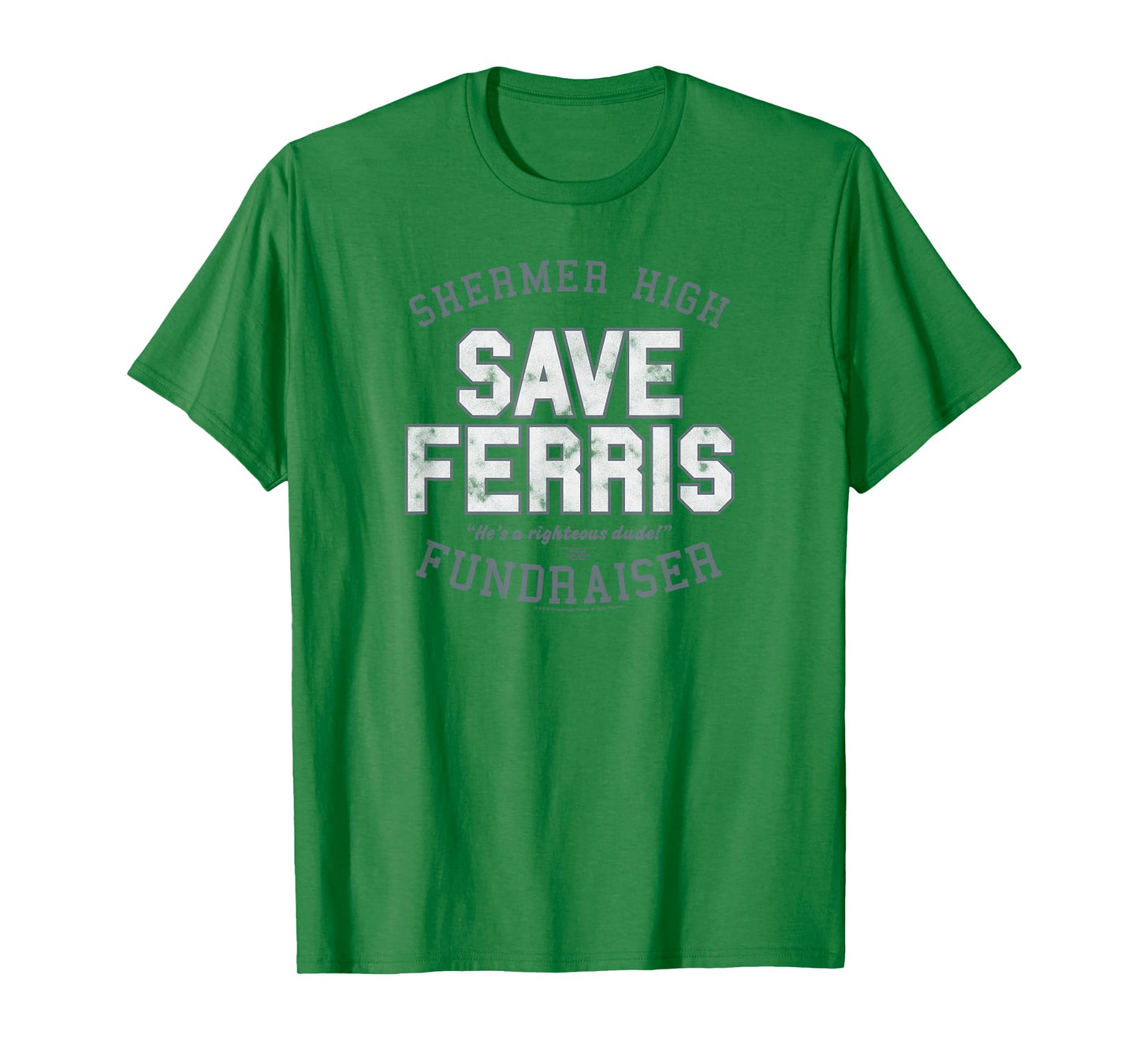 Ferris Bueller's Day Off Shermer High Save Ferris Fundraiser T-Shirt