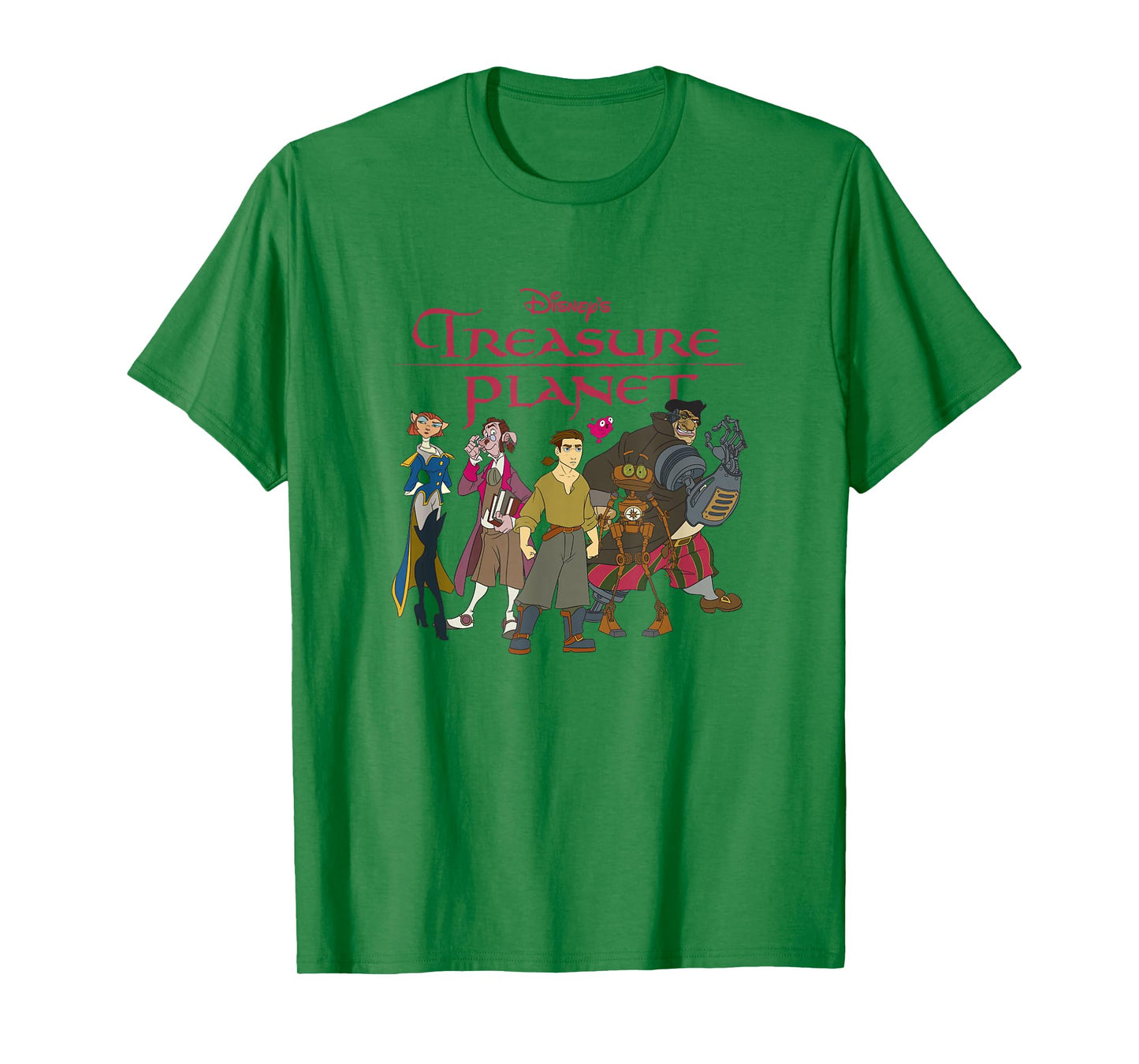 Disney Treasure Planet Vintage Movie Poster Group Shot T-Shirt