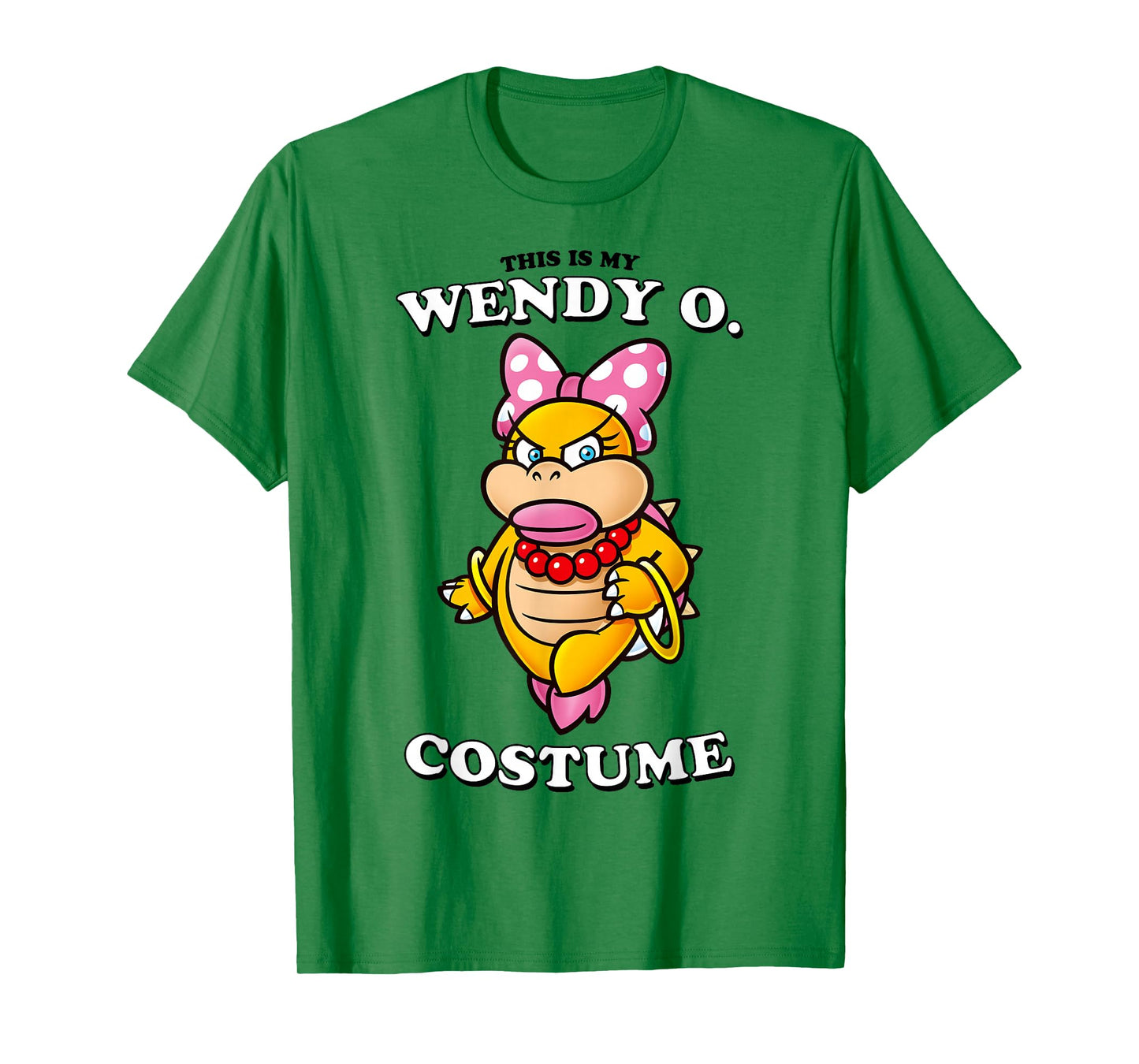 Super Mario Bros Halloween This Is My Wendy O. Costume T-Shirt