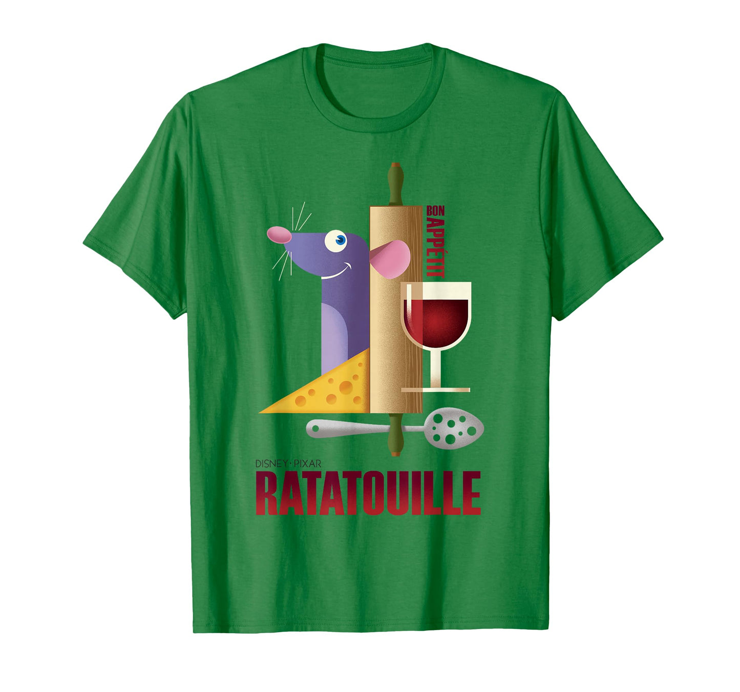 Disney Pixar Ratatouille Bon Appetit Poster T-Shirt